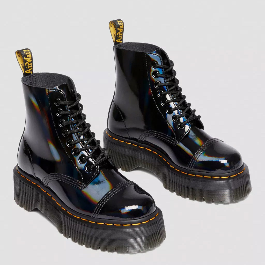 Dr. Martens Sinclair Platform Boots Black Rainbow