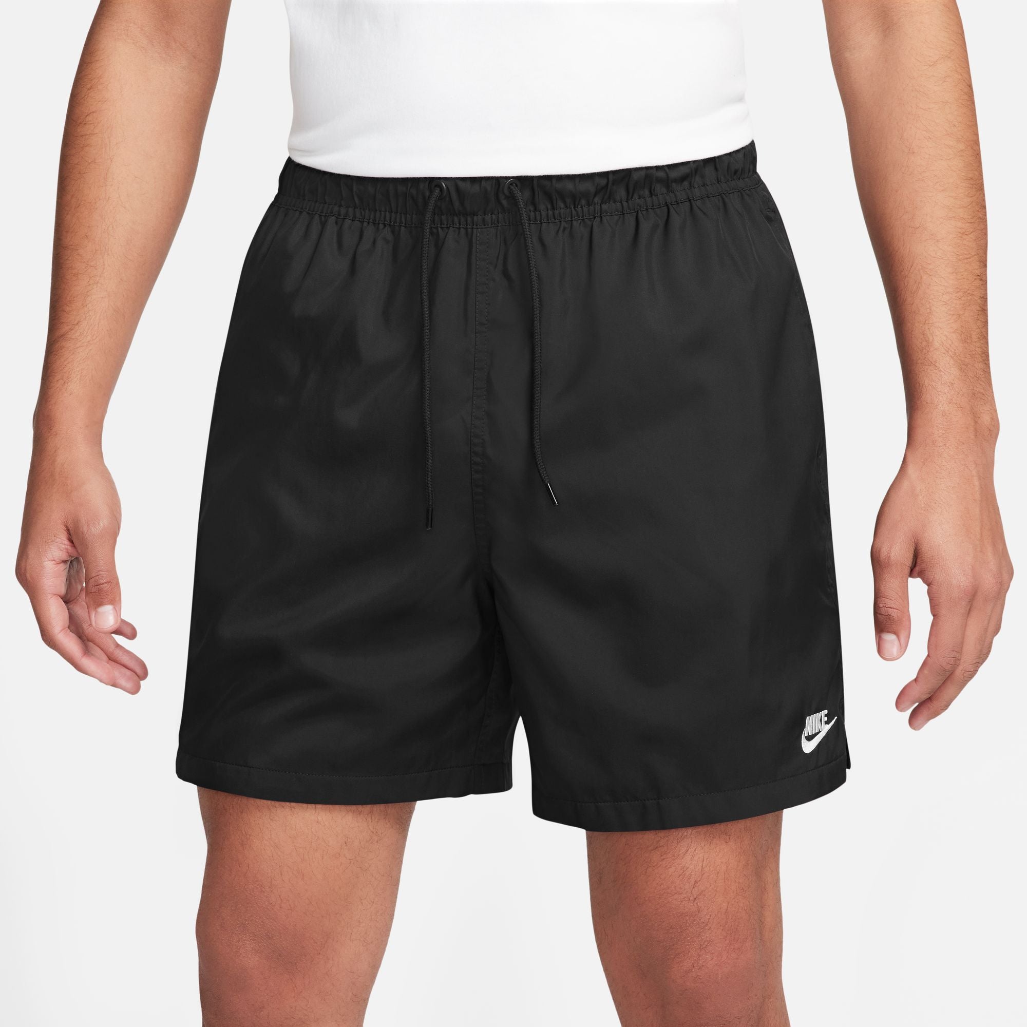 Nike shops woven shorts black