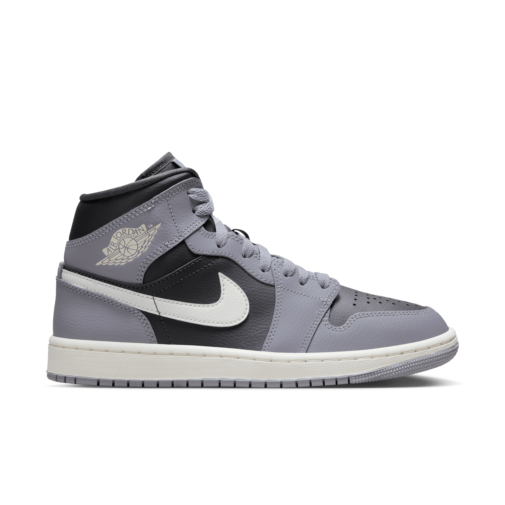 Womens Air Jordan 1 Mid 'Cement Grey'