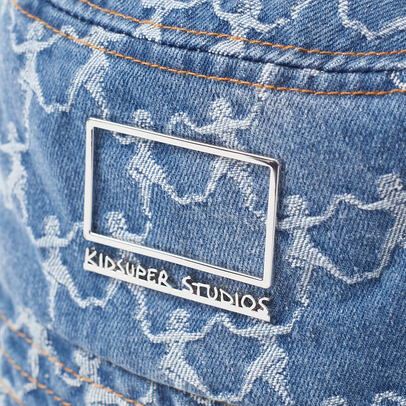 Kidsuper Dancing Ladies Jaquard Denim Hat 'Blue'