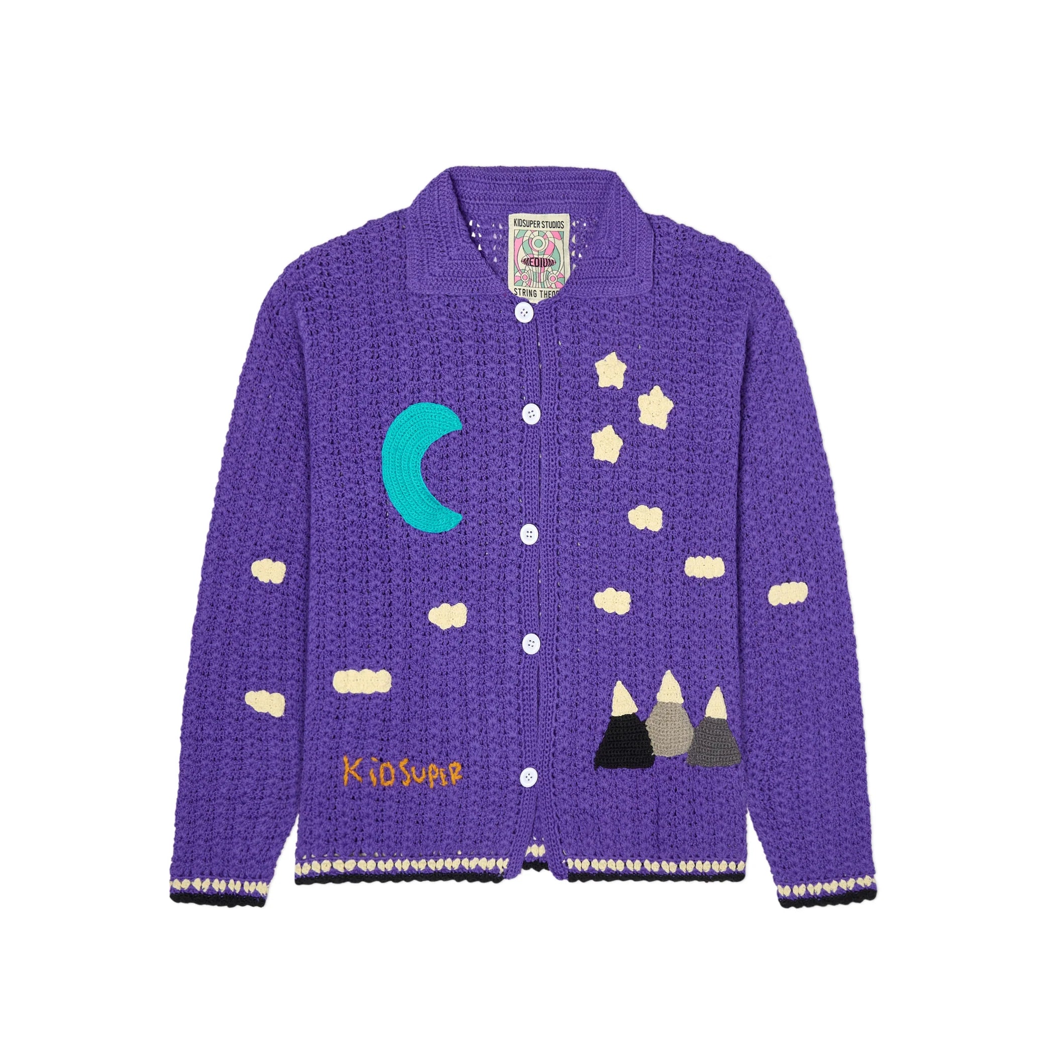 Kidsuper Crochet Long Sleeve 'Purple'