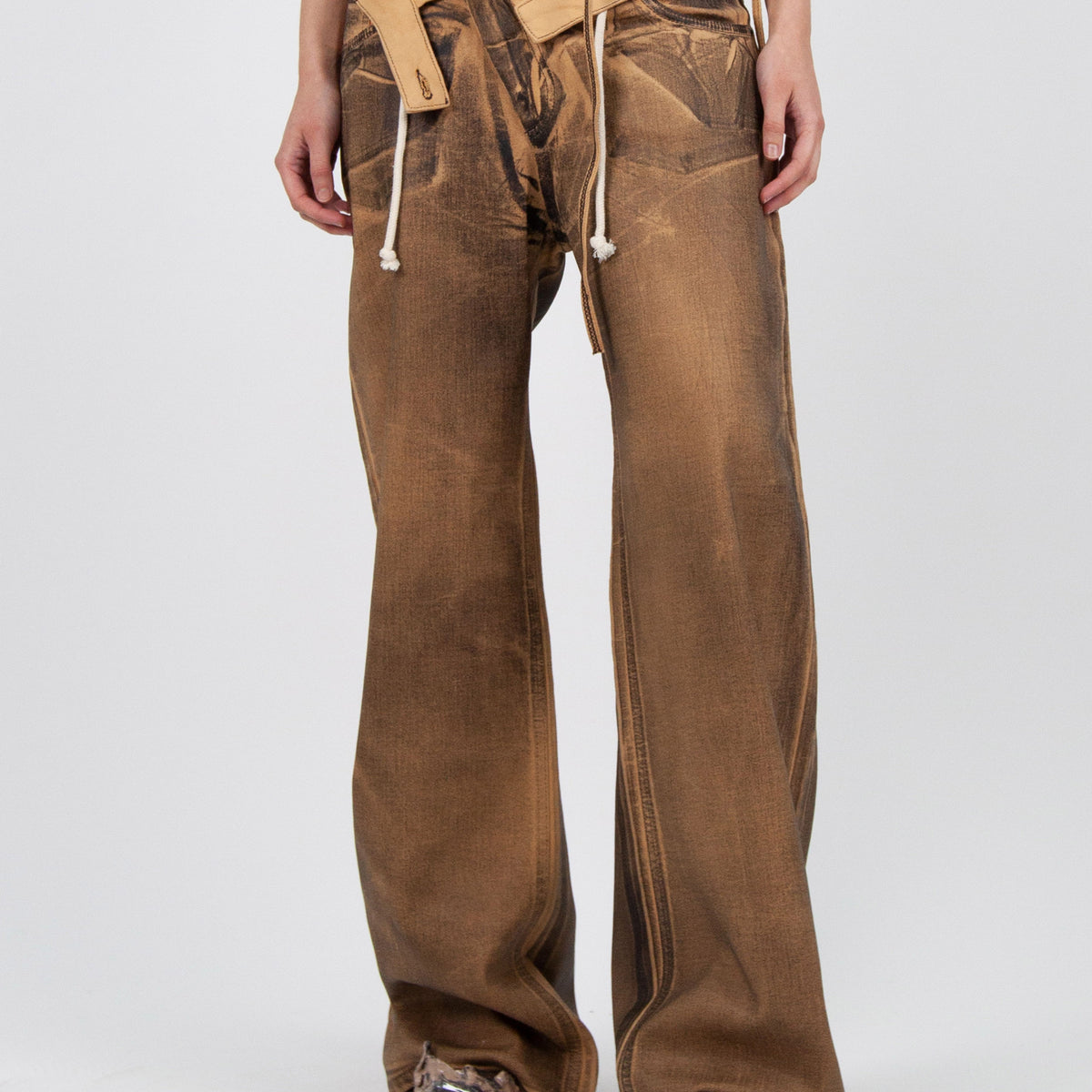 Ottolinger Double Fold Pants 'Brown