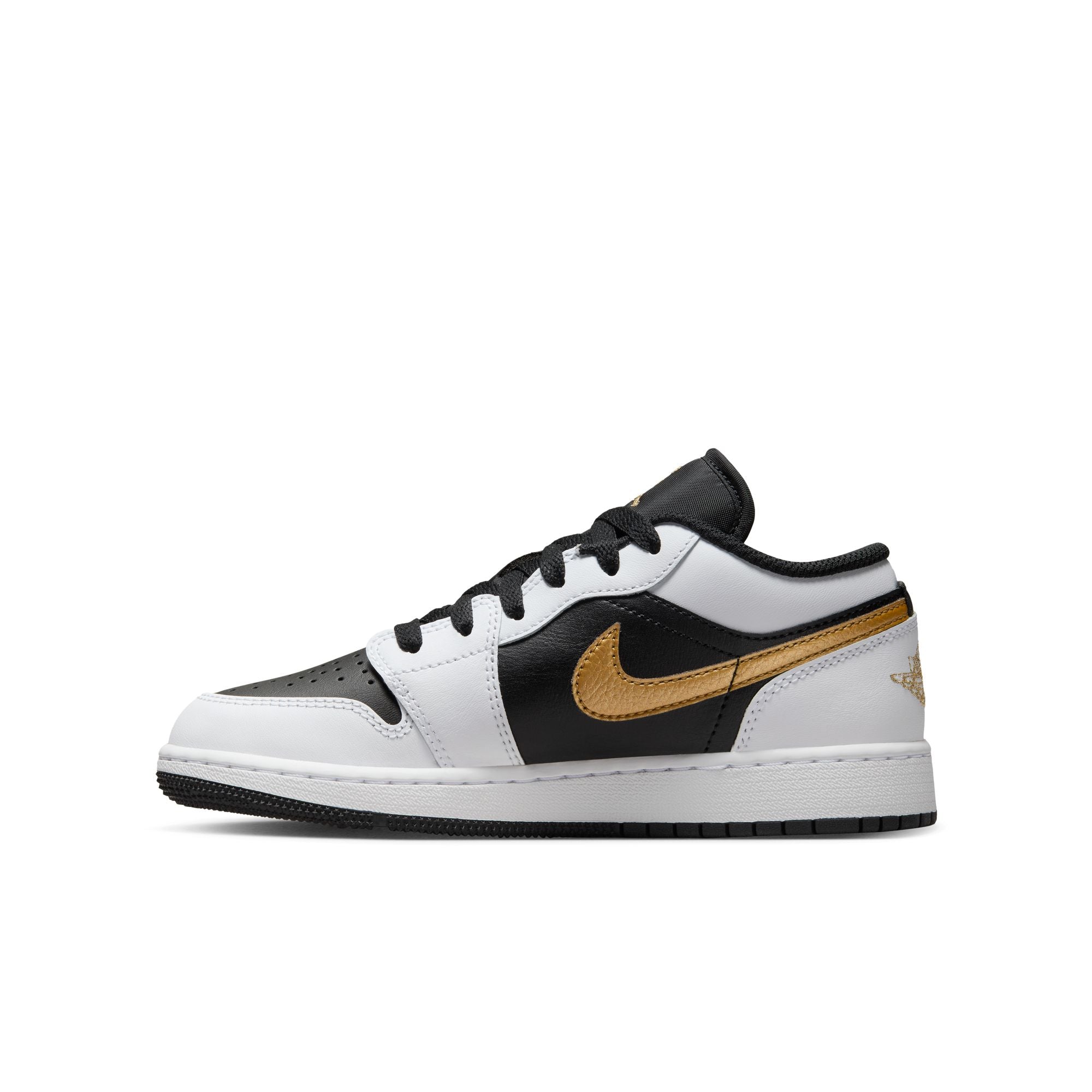 Youth Air Jordan 1 Low 'White/Gold'