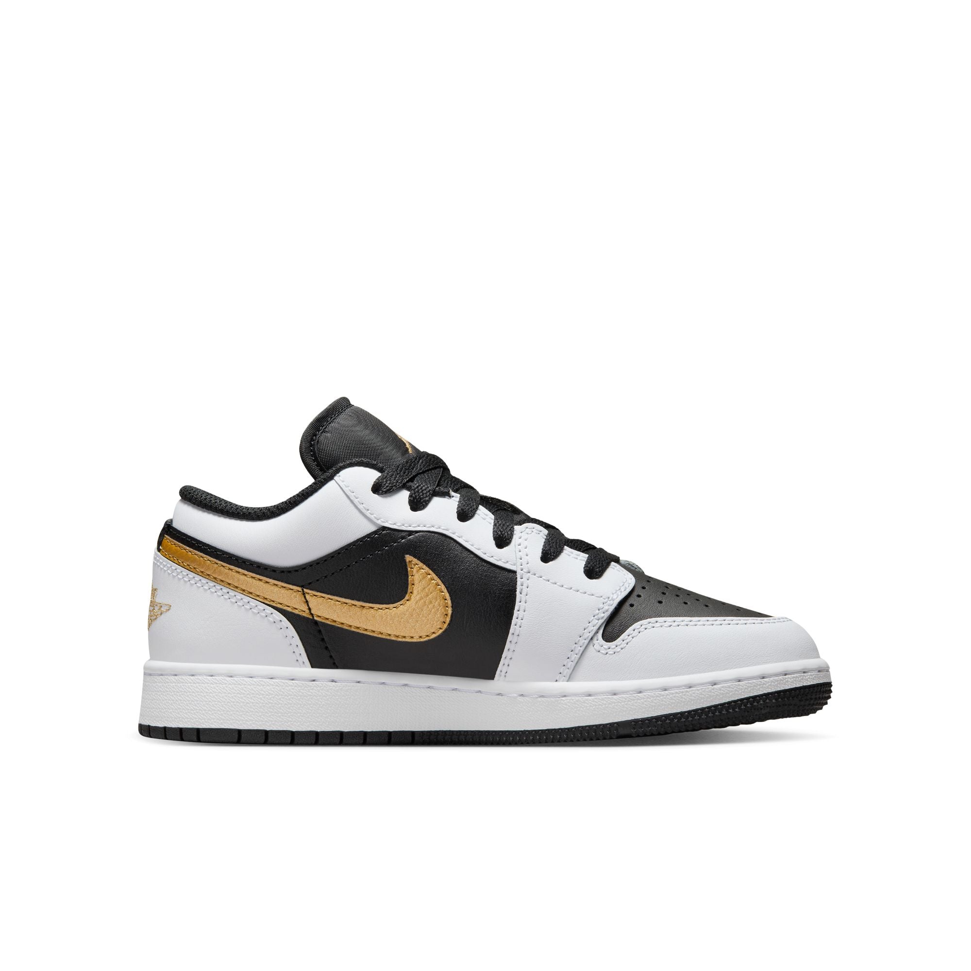 Youth Air Jordan 1 Low 'White/Gold'