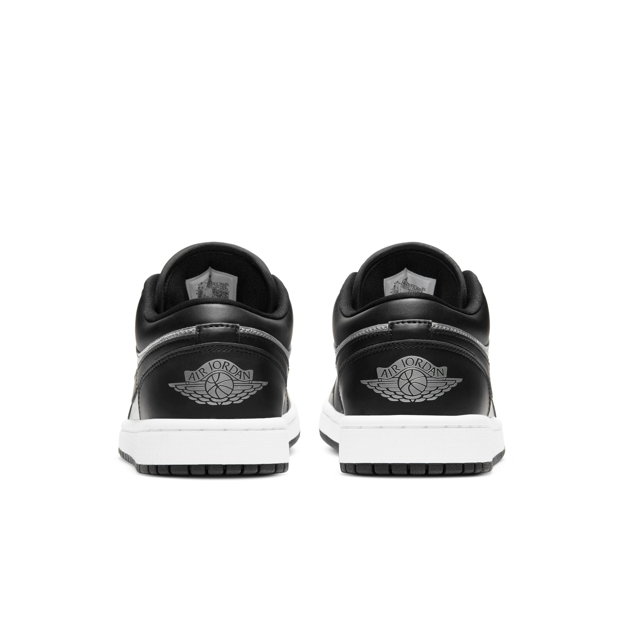 Womens Air Jordan 1 Low SE 'Black Metallic Silver'