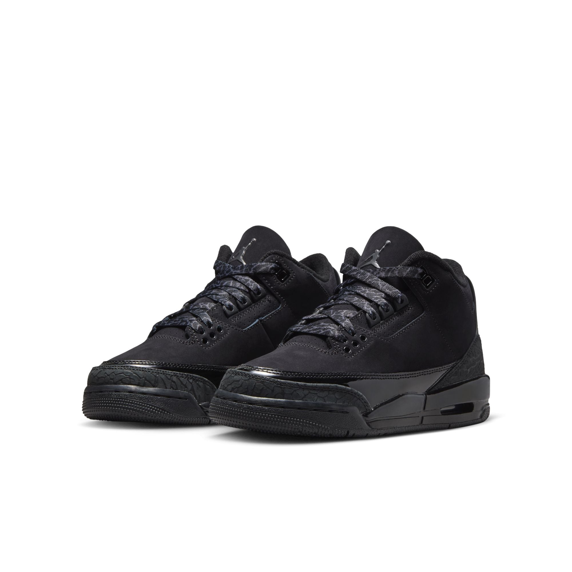 Youth Air Jordan 3 Retro 'Black Cat'