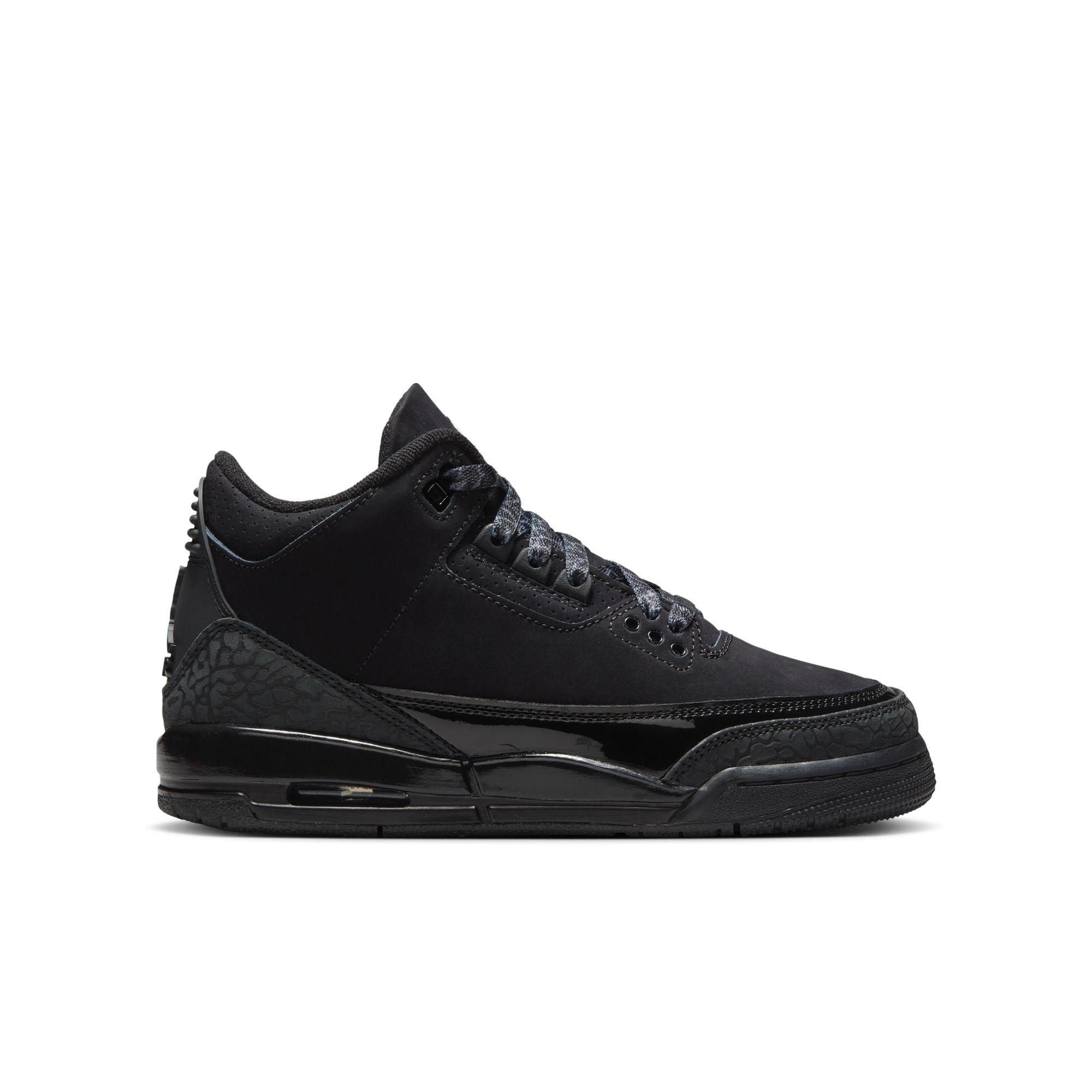 Youth Air Jordan 3 Retro 'Black Cat'