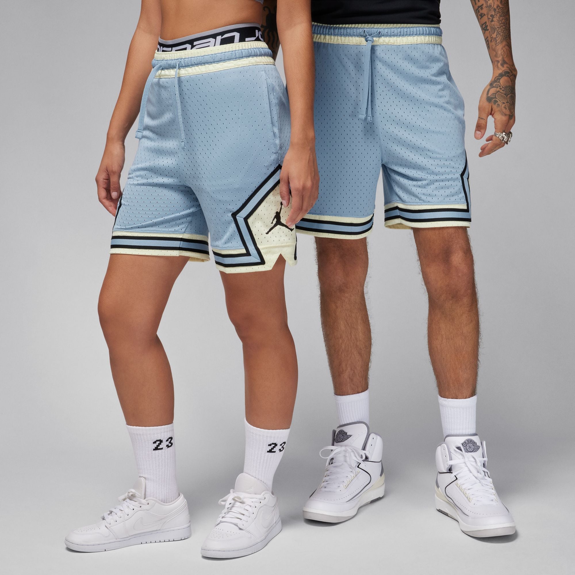 Blue jordan basketball shorts deals