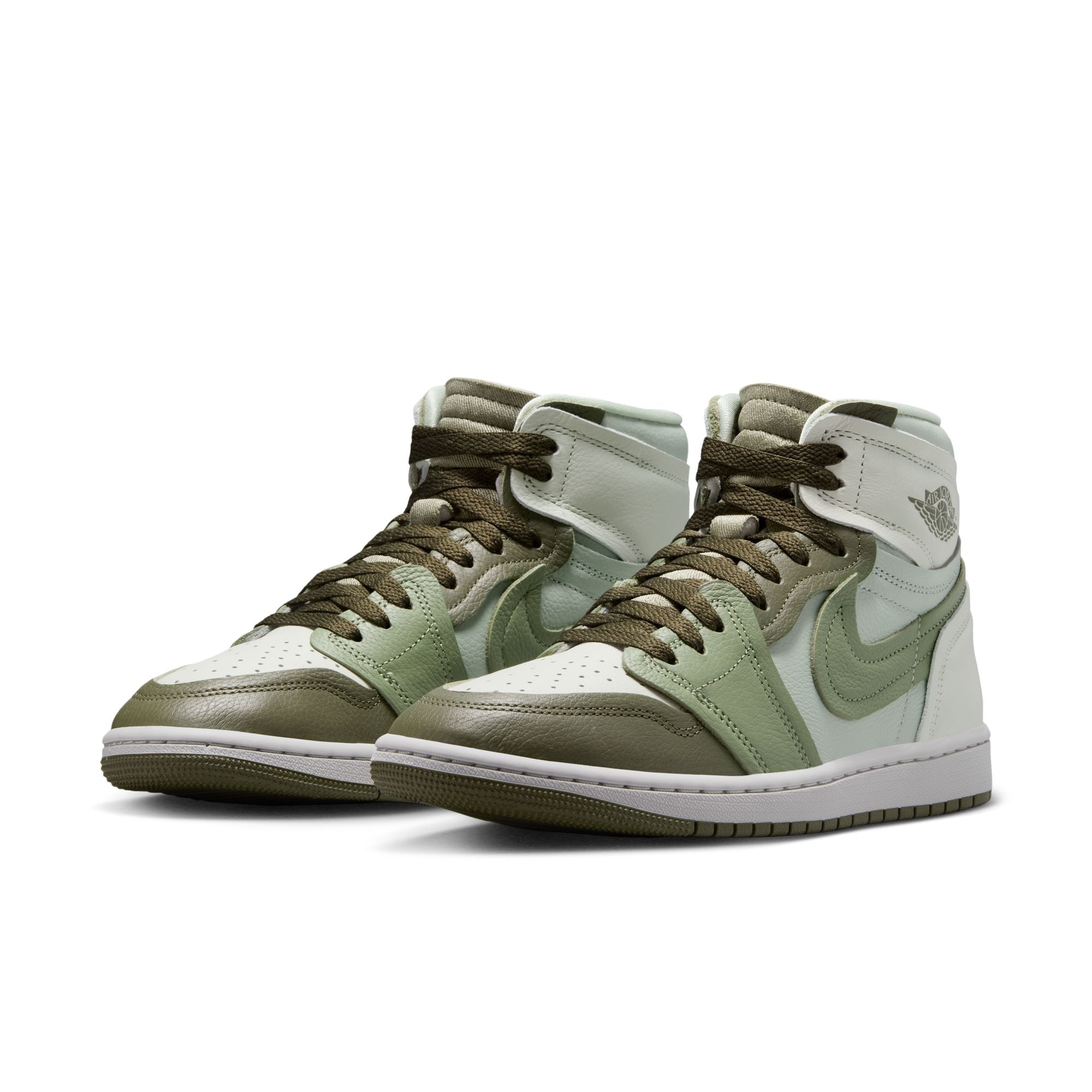 Womens Air Jordan 1 High Method of Make ‘Medium Olive/Oil Green'