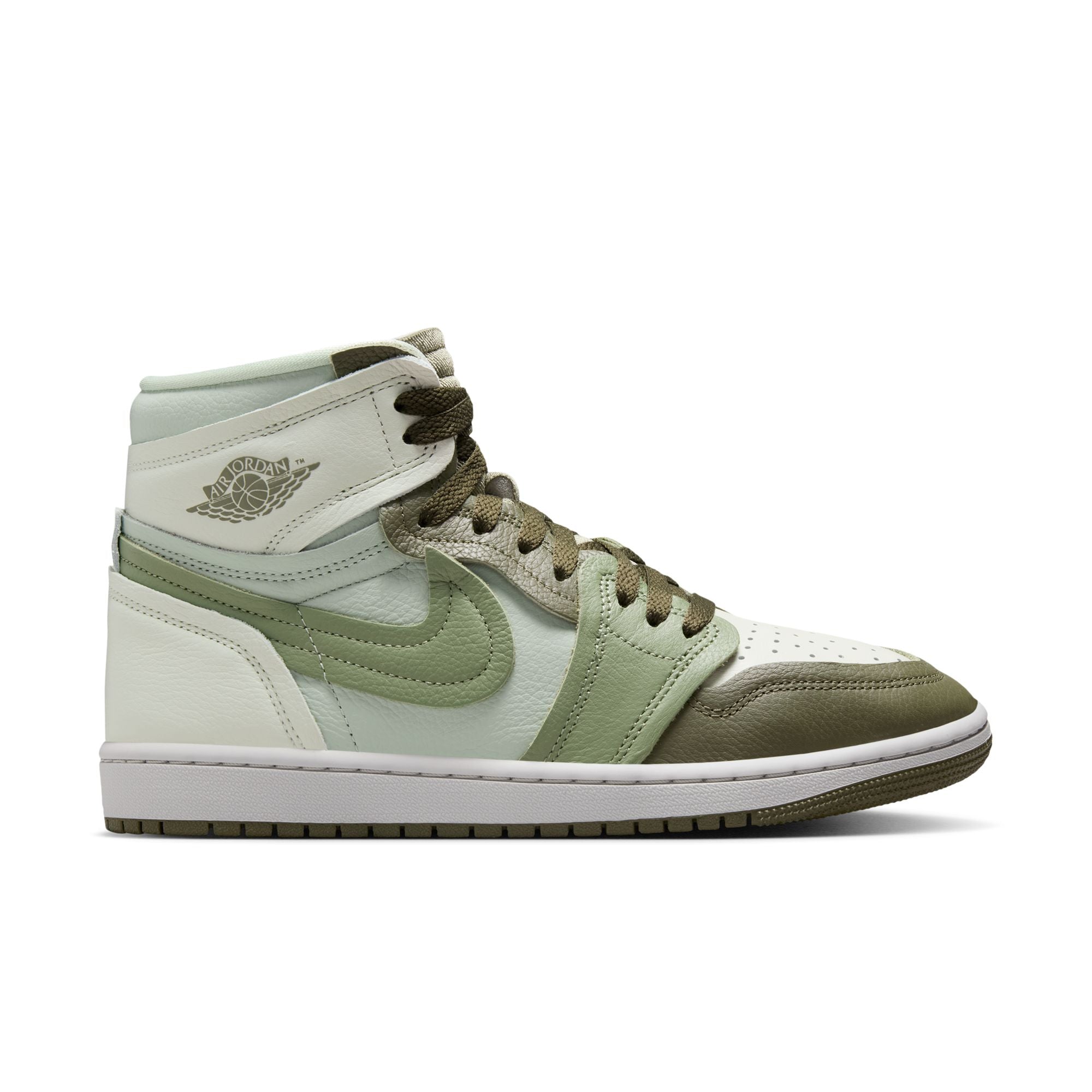 Womens Air Jordan 1 High Method of Make ‘Medium Olive/Oil Green'