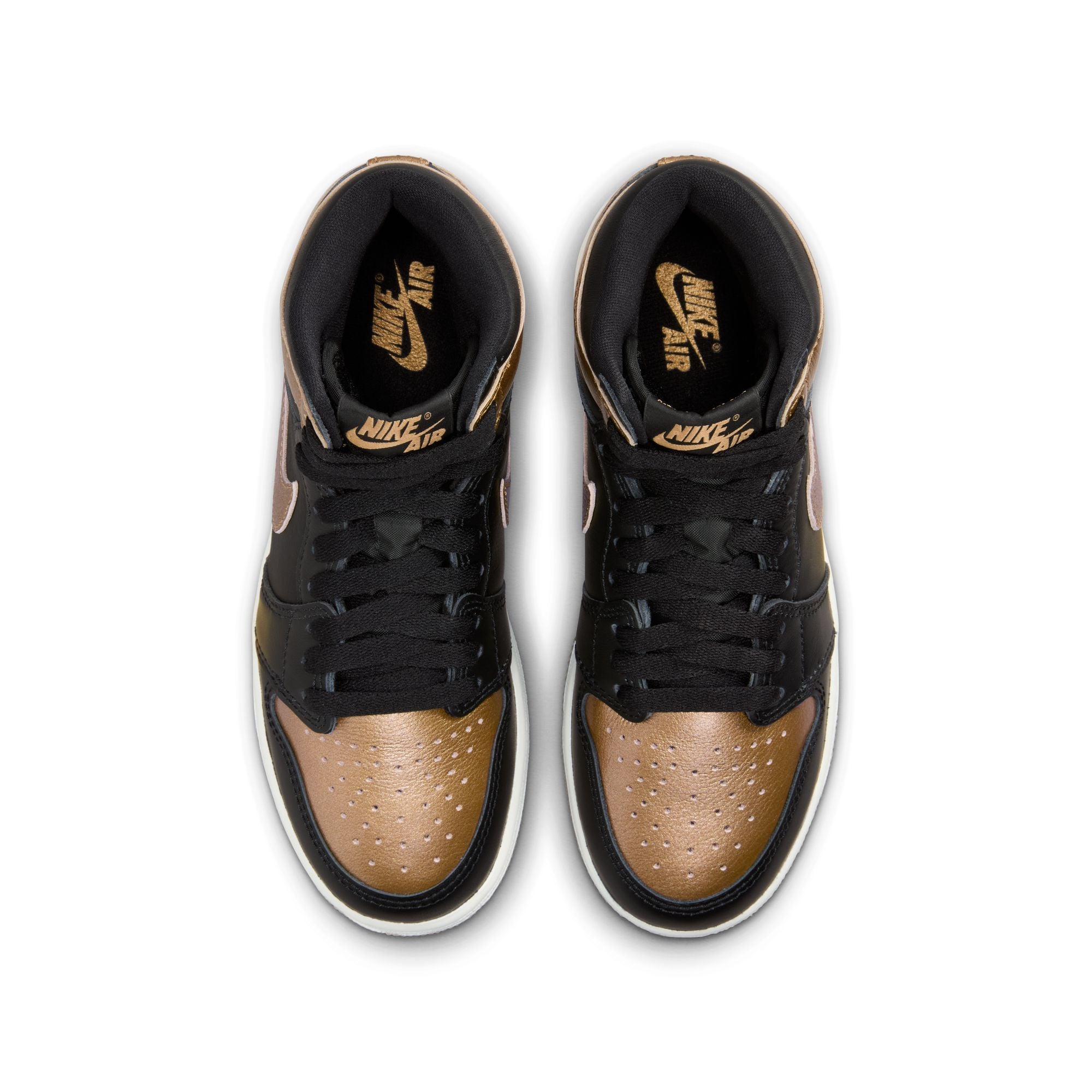 Youth Air Jordan 1 High OG 'Black and Gold'