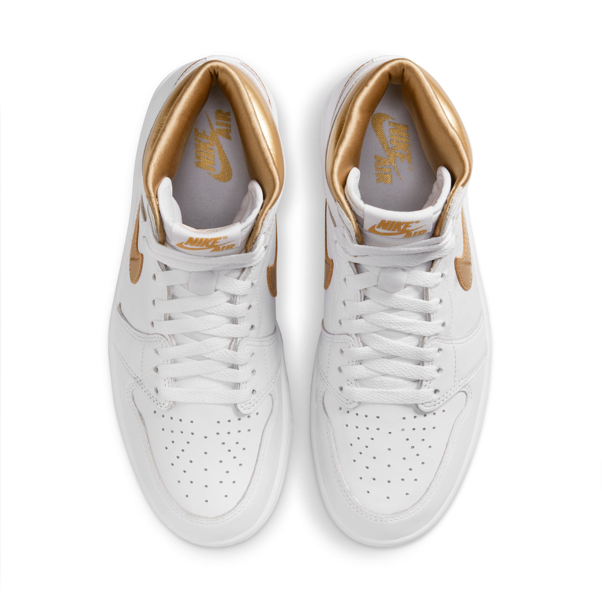 Air jordan 1 white gold online