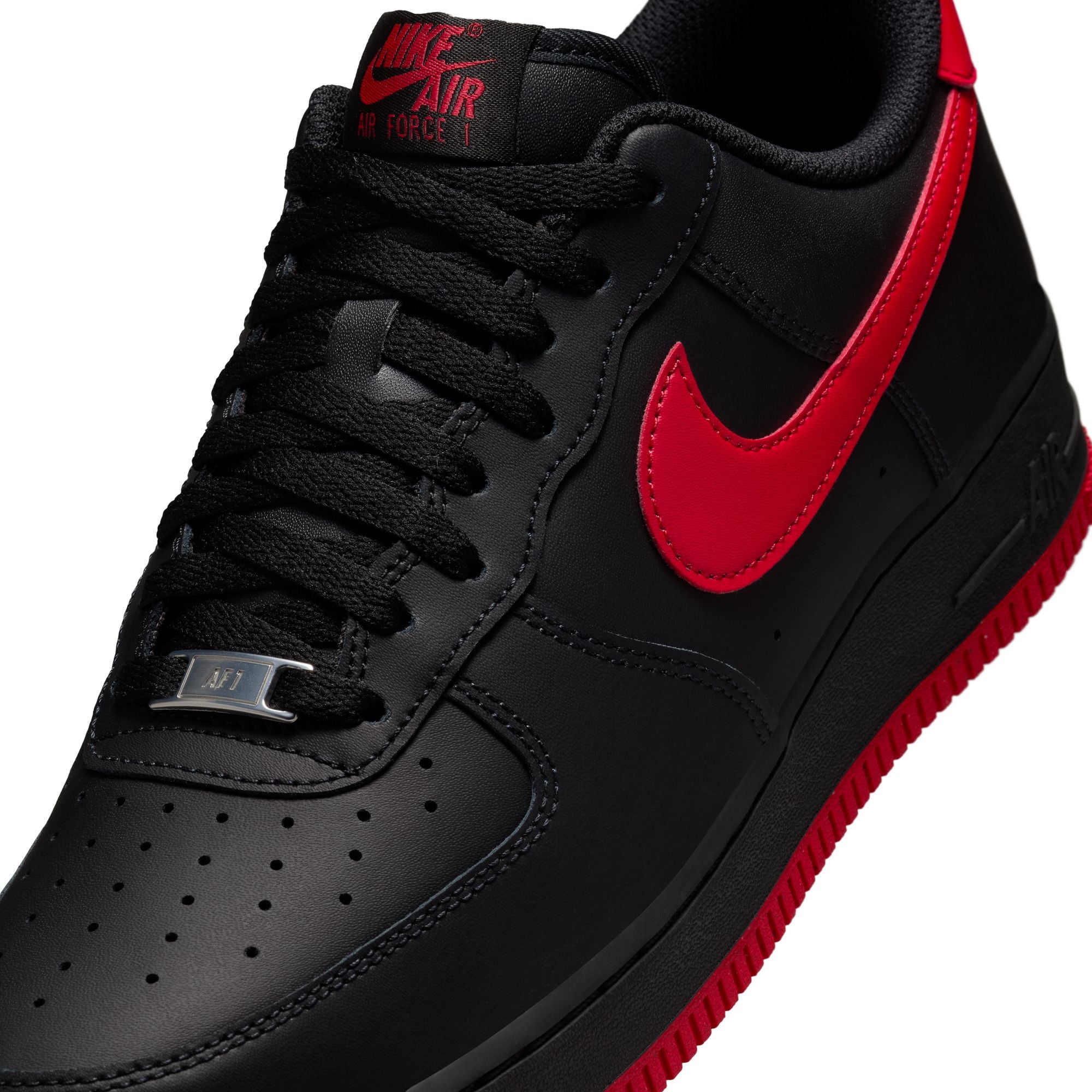 Nike Air Force 1 '07 'Black/Red'