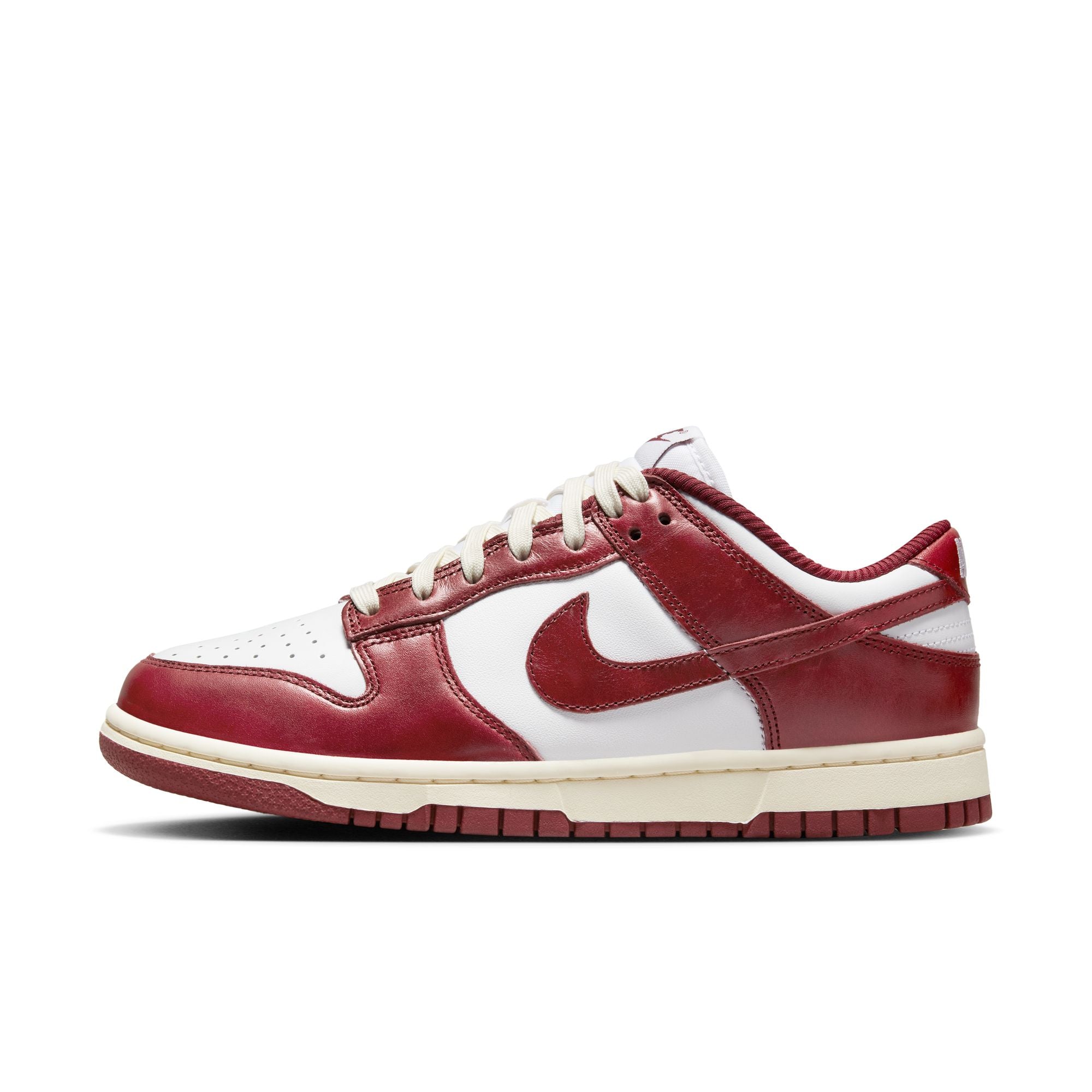 Womens Nike Dunk Low Premium 'Vintage Red'