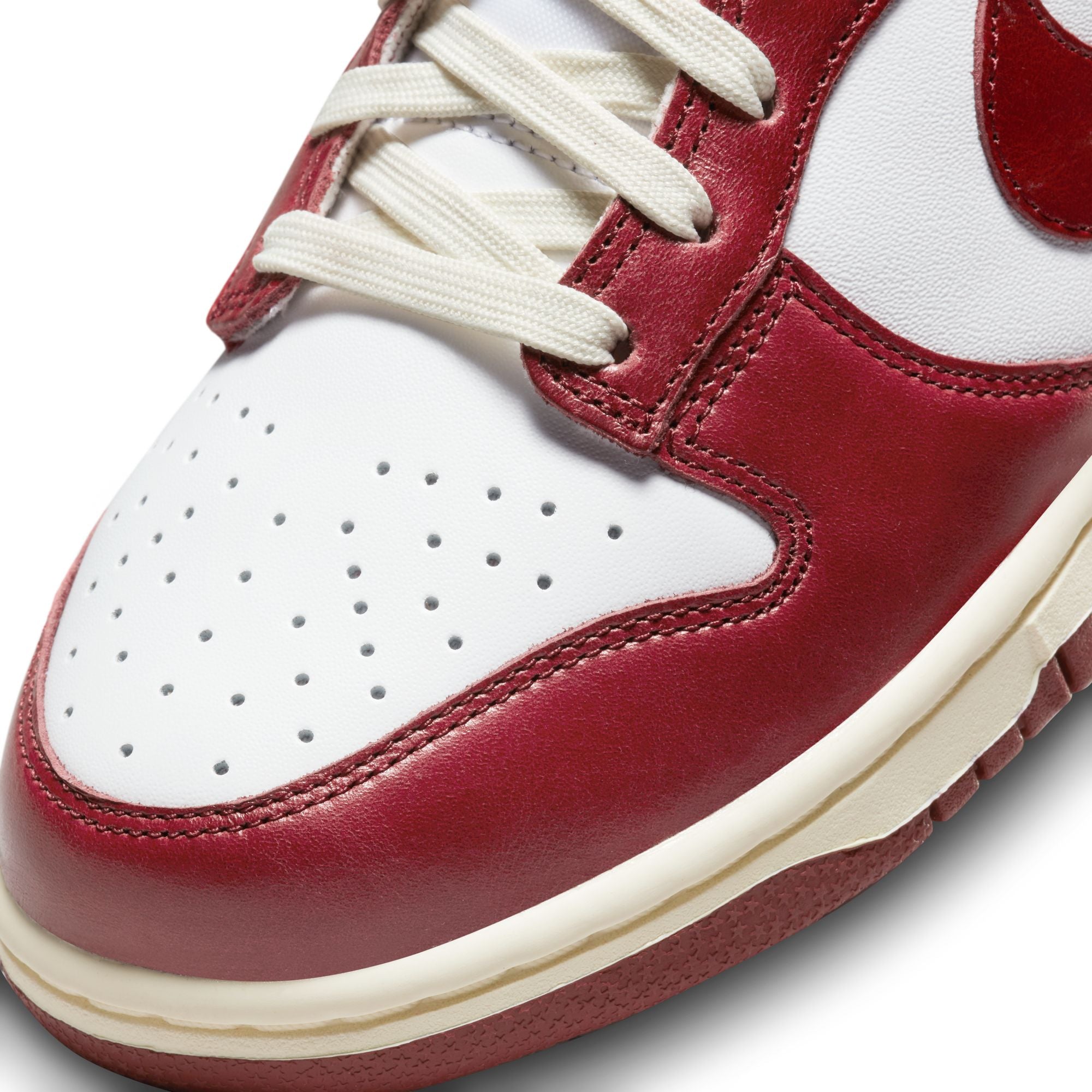 Womens Nike Dunk Low Premium 'Vintage Red'