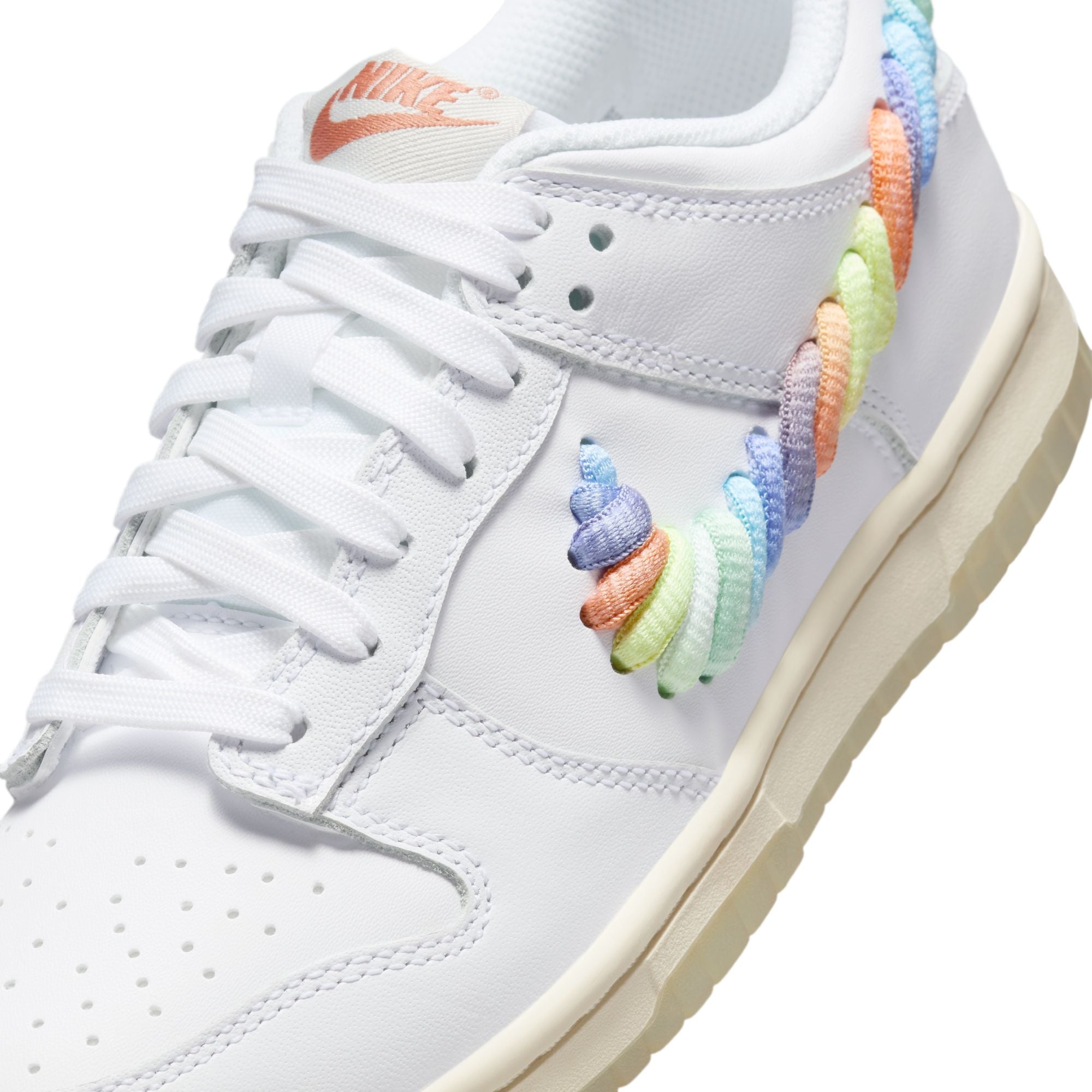 Youth Nike Dunk Low SE 'Rainbow Swoosh'