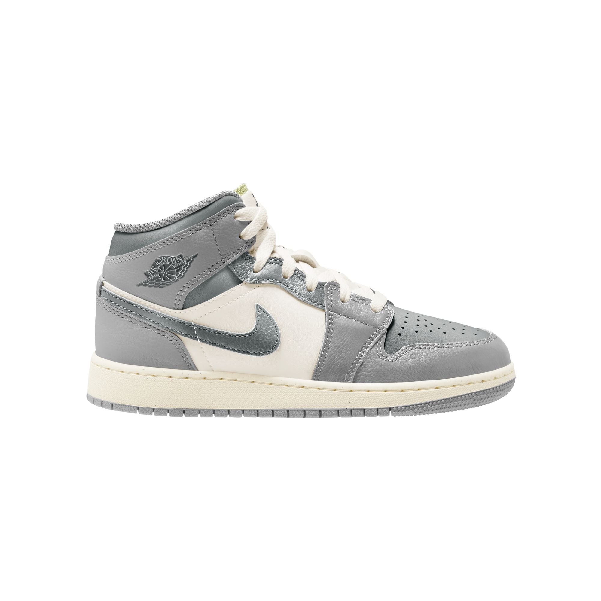 Youth Air Jordan 1 Mid SE 'Neutral/Grey-Sail'