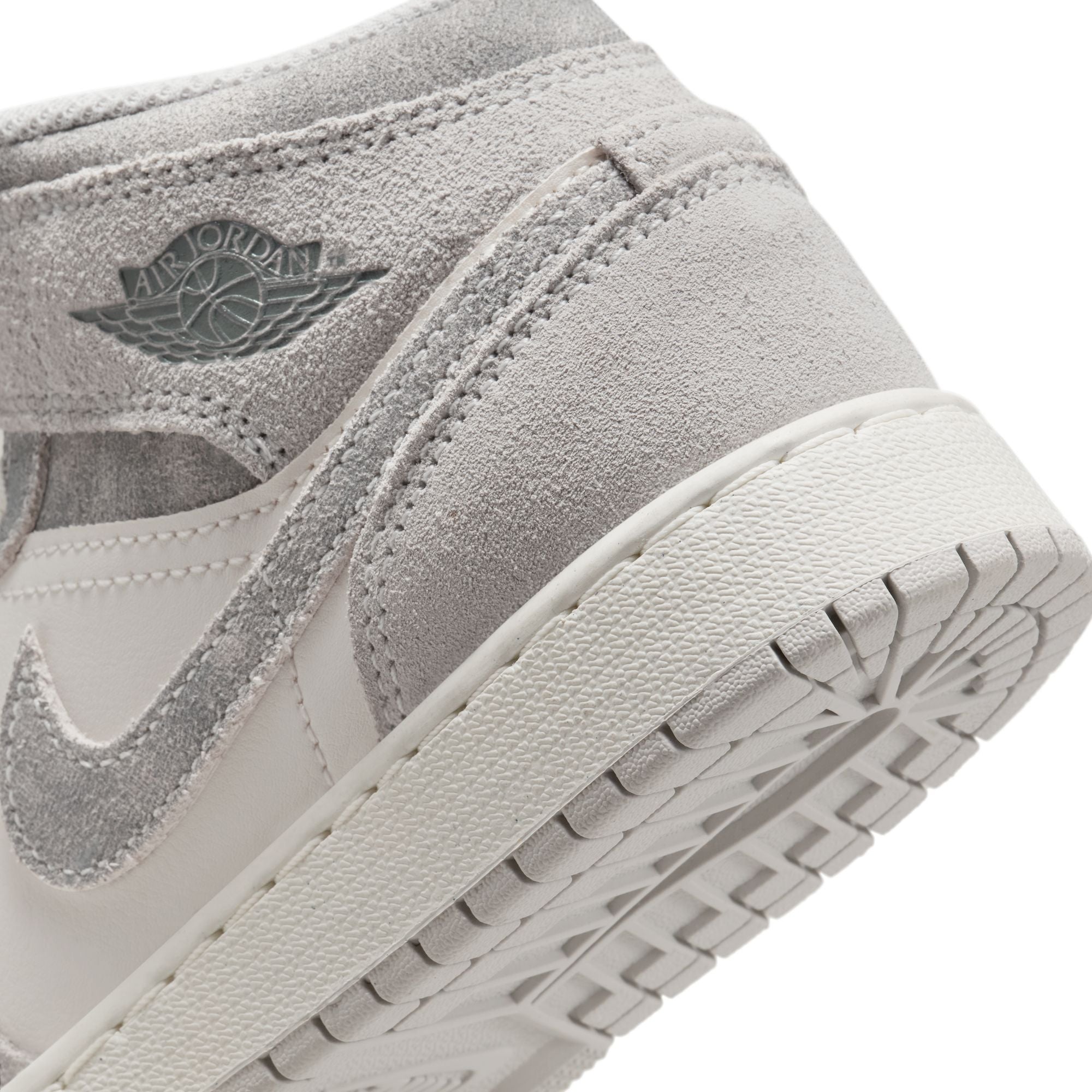 Youth Air Jordan 1 Mid SE 'Neutral/Grey-Sail'