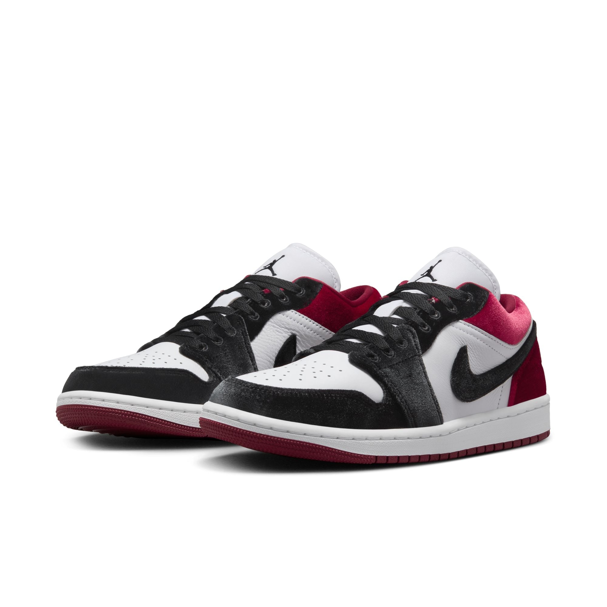 Womens Air Jordan 1 Low SE 'Velvet Black Toe'