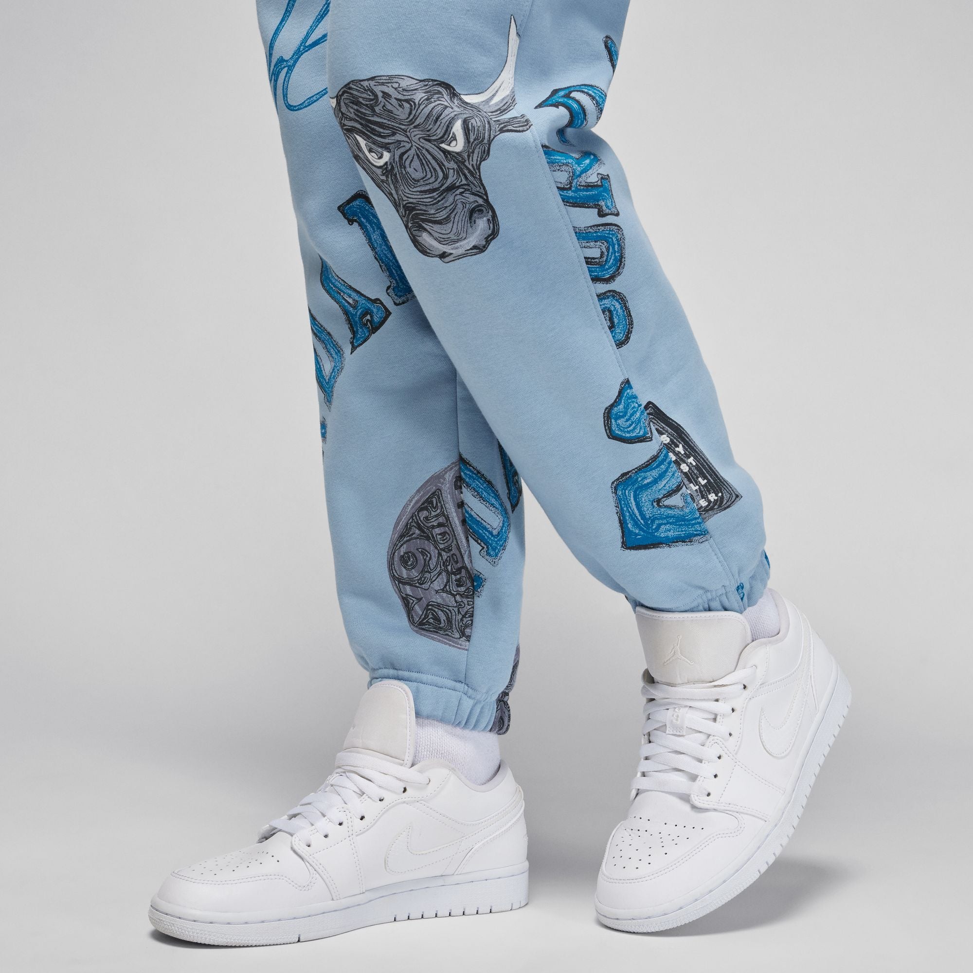 Womens Jordan Brooklyn Fleece Sweatpants 'Blue/Sail'