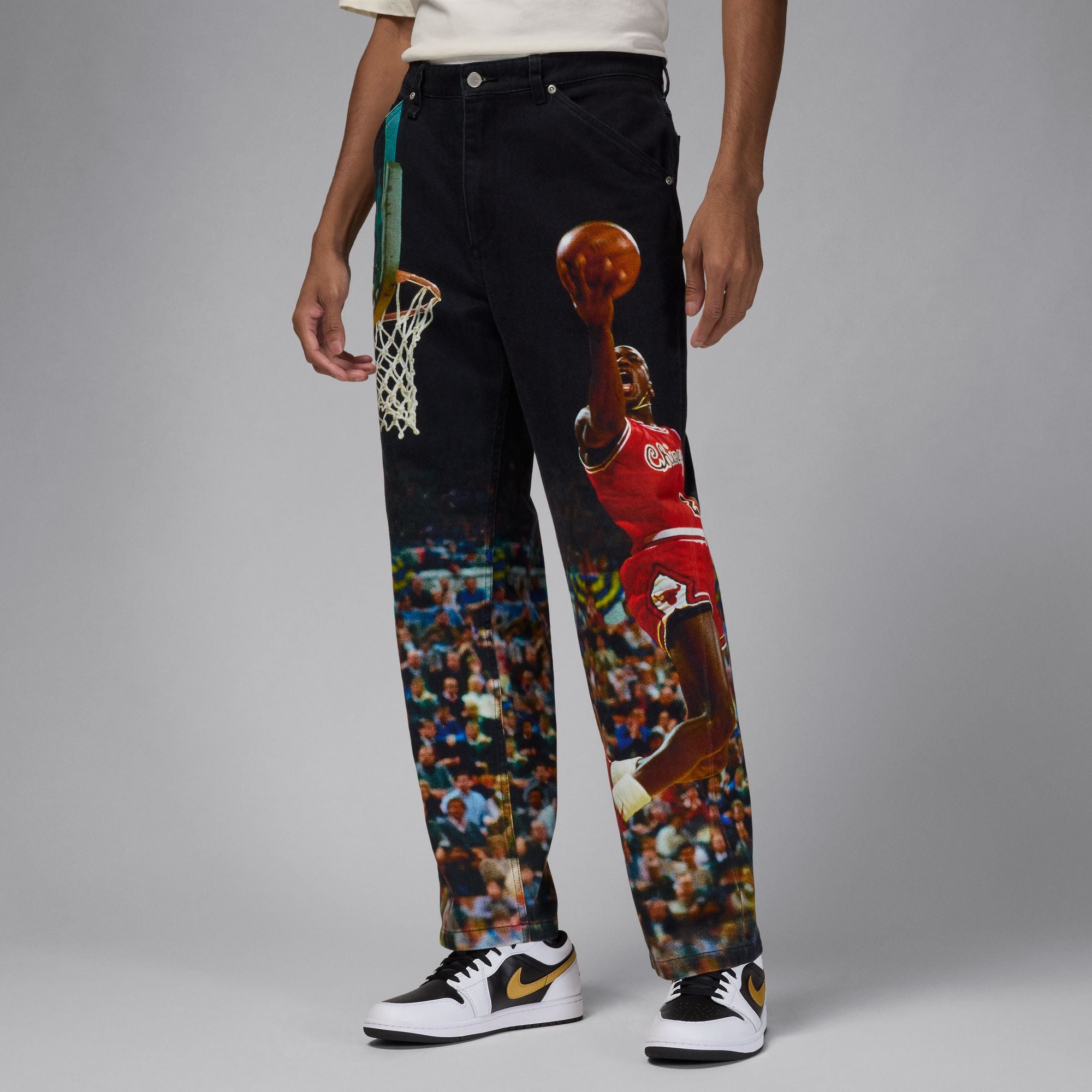 Air Jordan Printed Twill Pants 'Black'