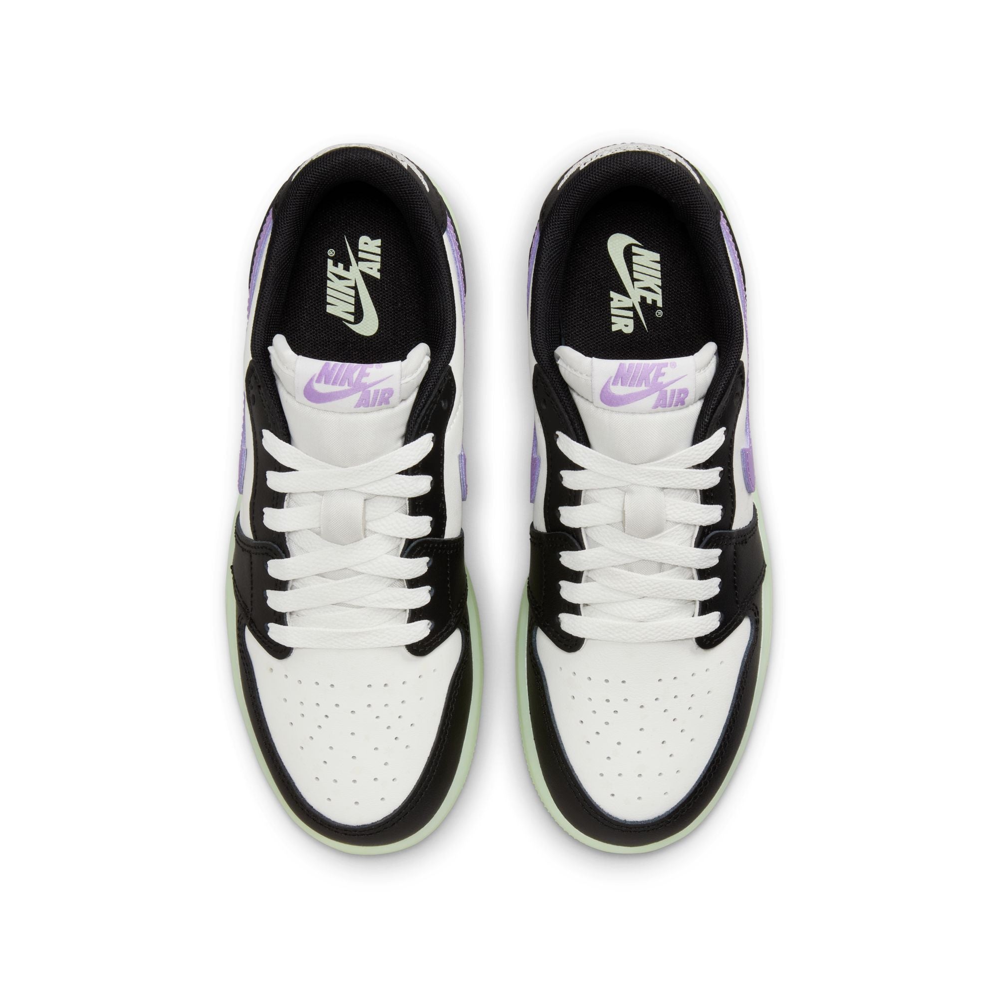 Youth Air Jordan 1 Retro Low 'Black/Raspberry'