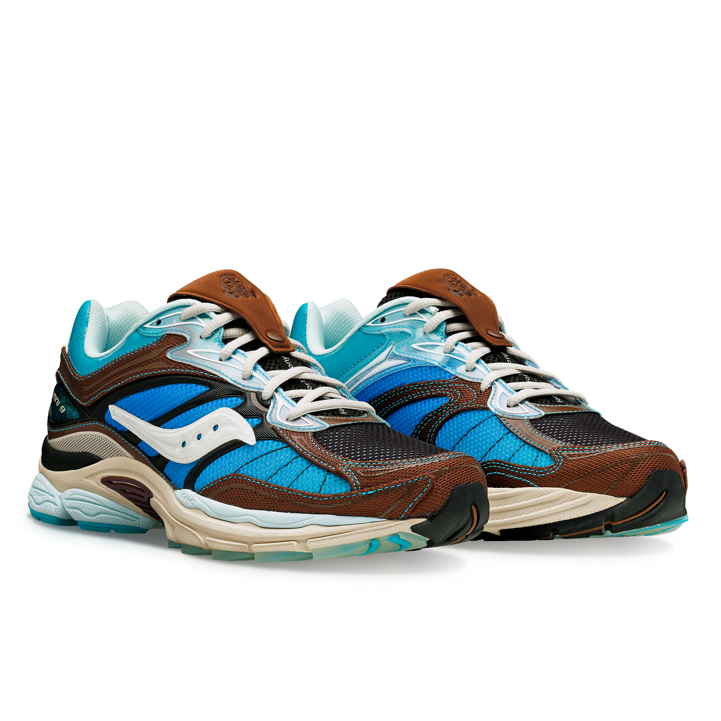 FootPatrol x Saucony Progrid Omni 9 'Blue/Brown'