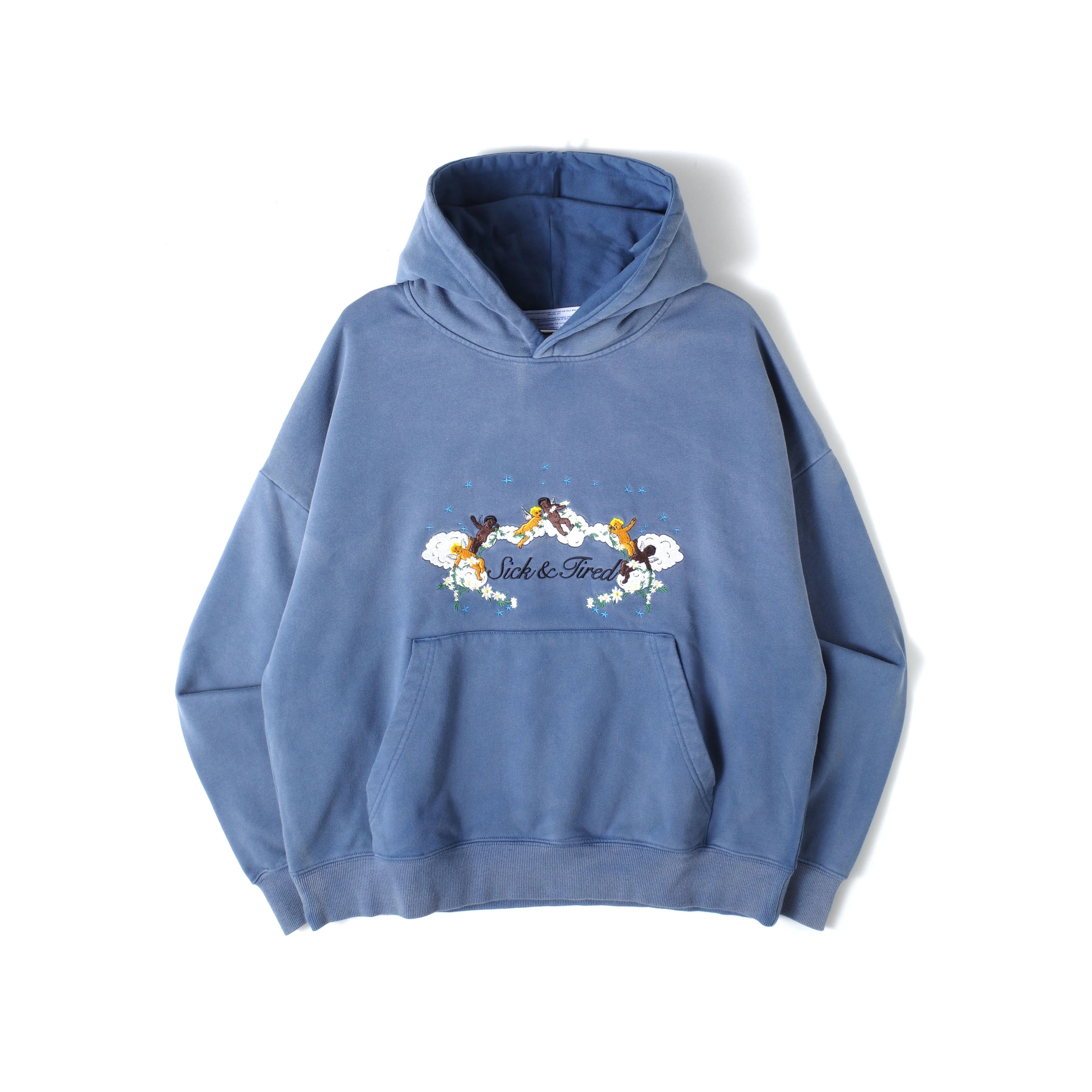 Jungles Jungles Sick And Tired Vintage Hoodie 'Blue'