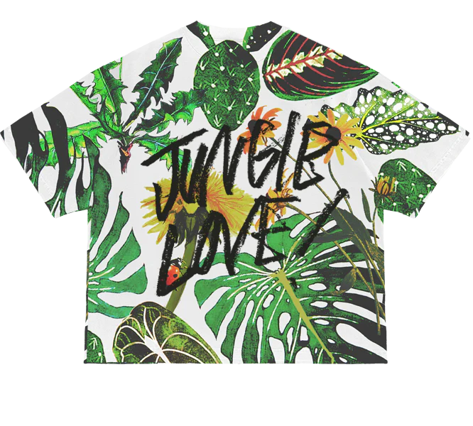 The Fruit Mkt Jungle Love Tee 'White/Multi'