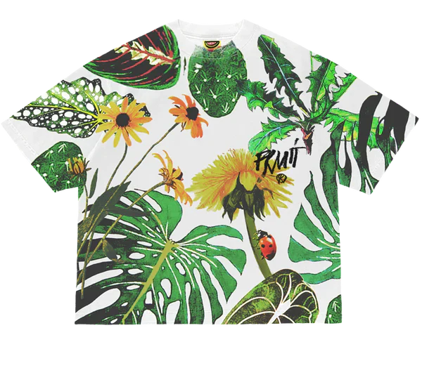 The Fruit Mkt Jungle Love Tee 'White/Multi'