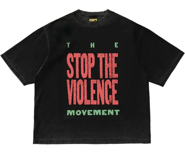 The Fruit Mkt Stop The Violence T-Shirt 'Black'