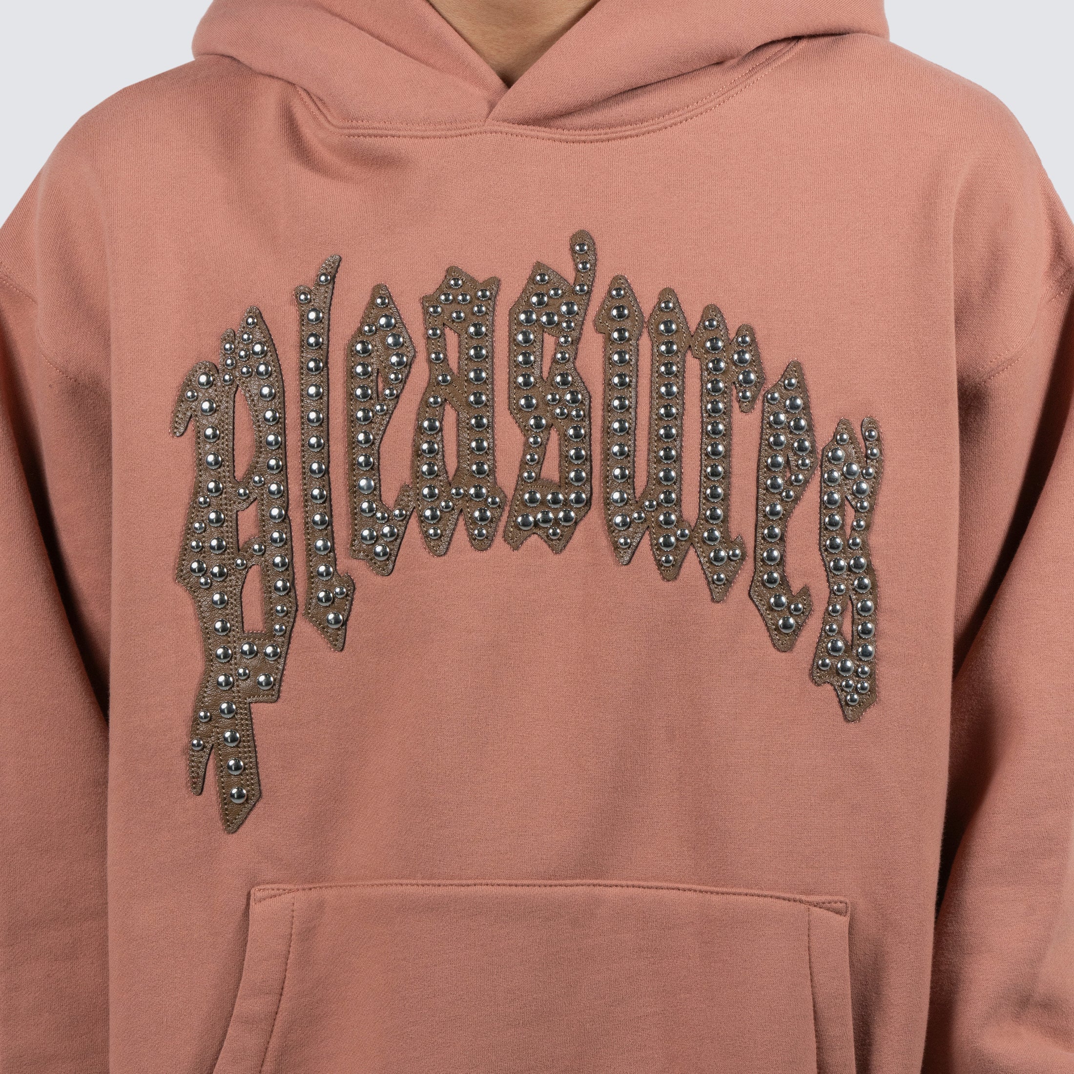 Pleasures Twitch Studded Hoodie 'Clay'