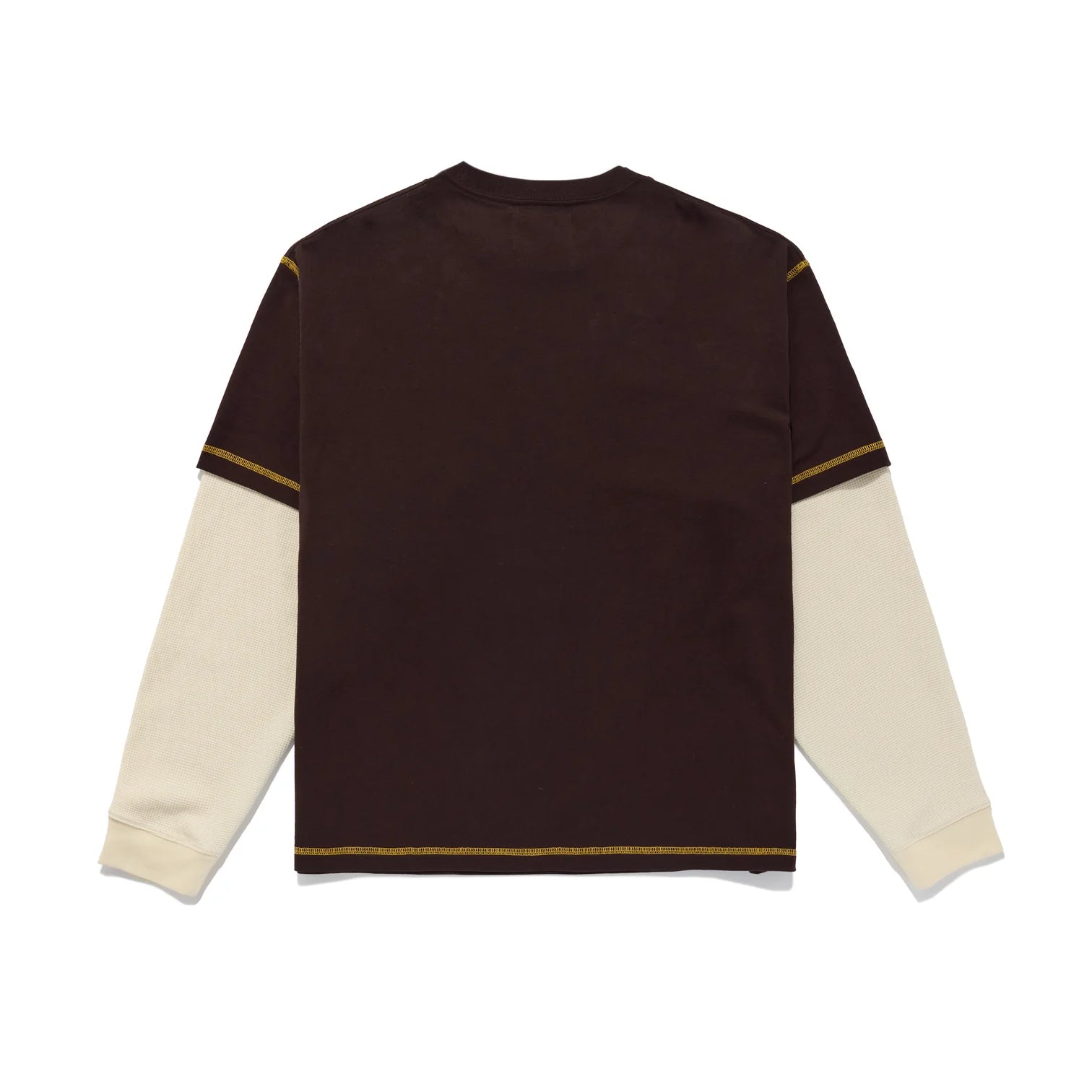 Awake NY Waffle Long Sleeve 'Washed Brown'