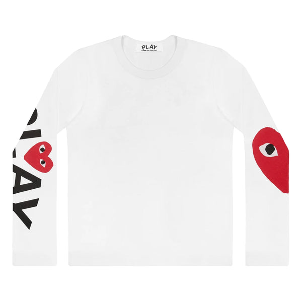 Comme Des Garcons Play Longsleeve 'White'