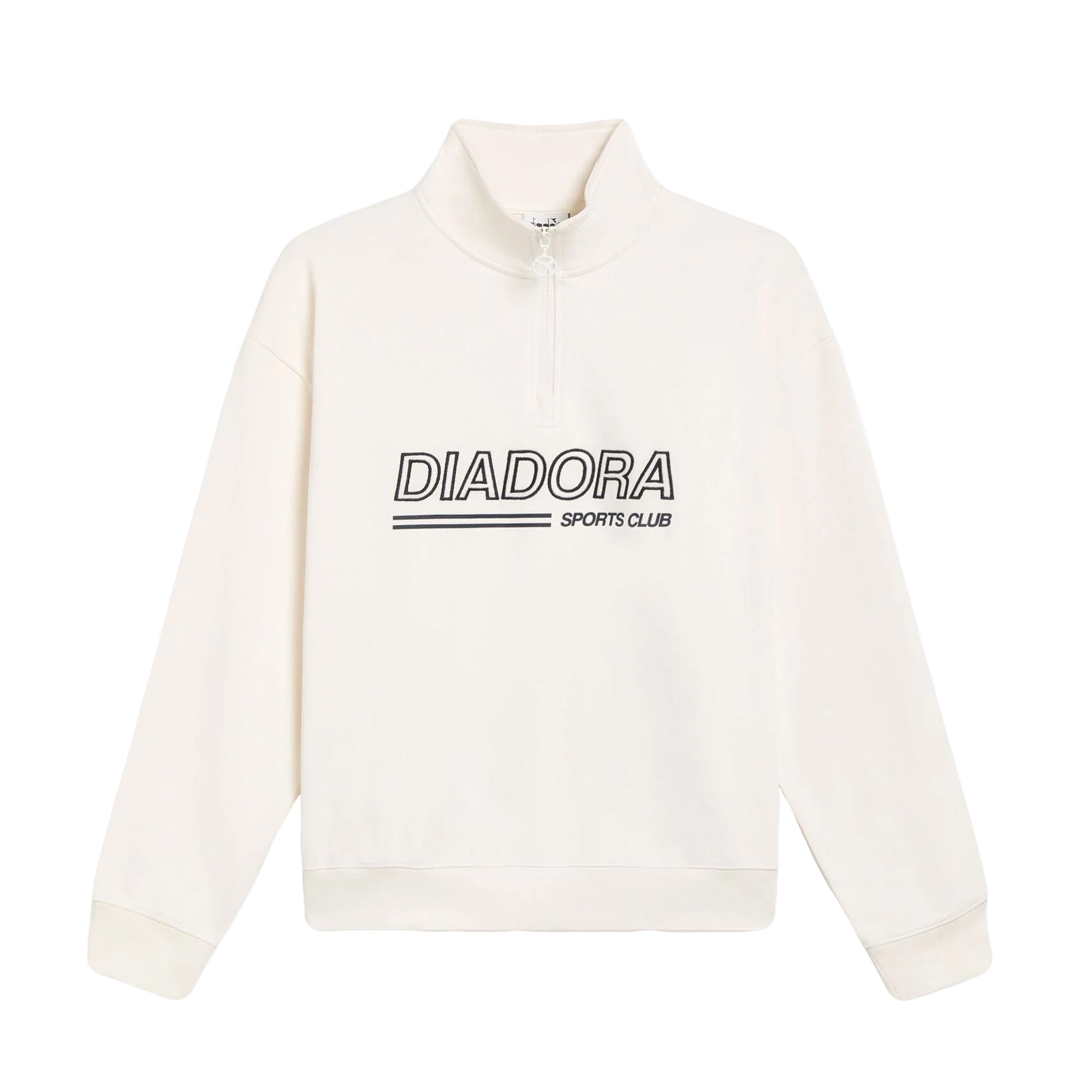 Diadora Sweatshirt 1/2 Zip Legacy 'White Alyssum'