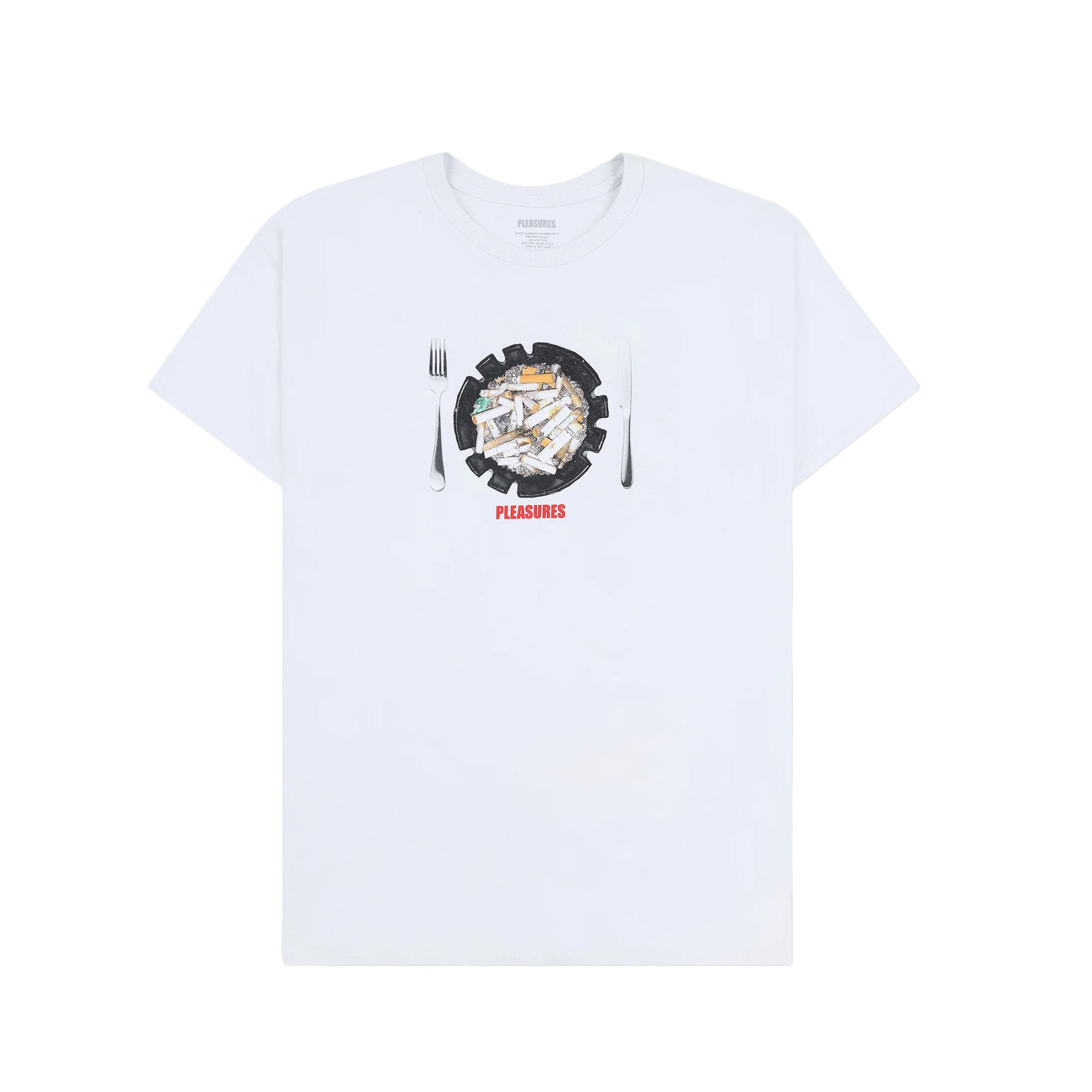 Pleasures Dinner T-Shirt 'White'