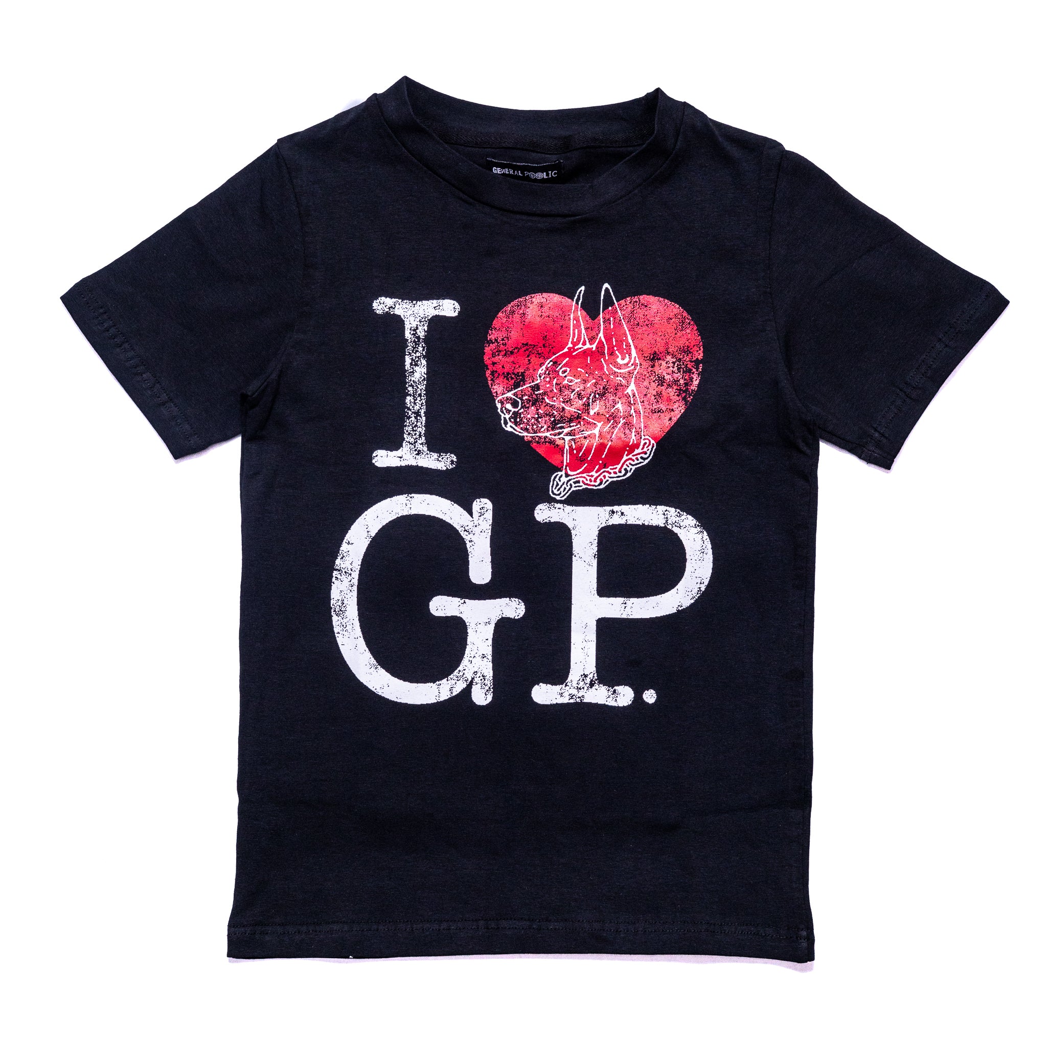 General Public I Love GP Tee 'Black'