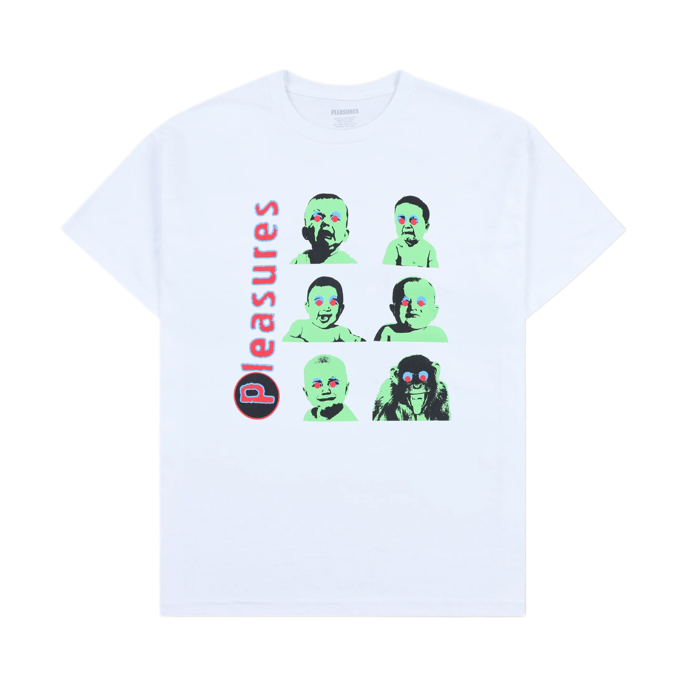 Pleasures Head T-Shirt 'White'