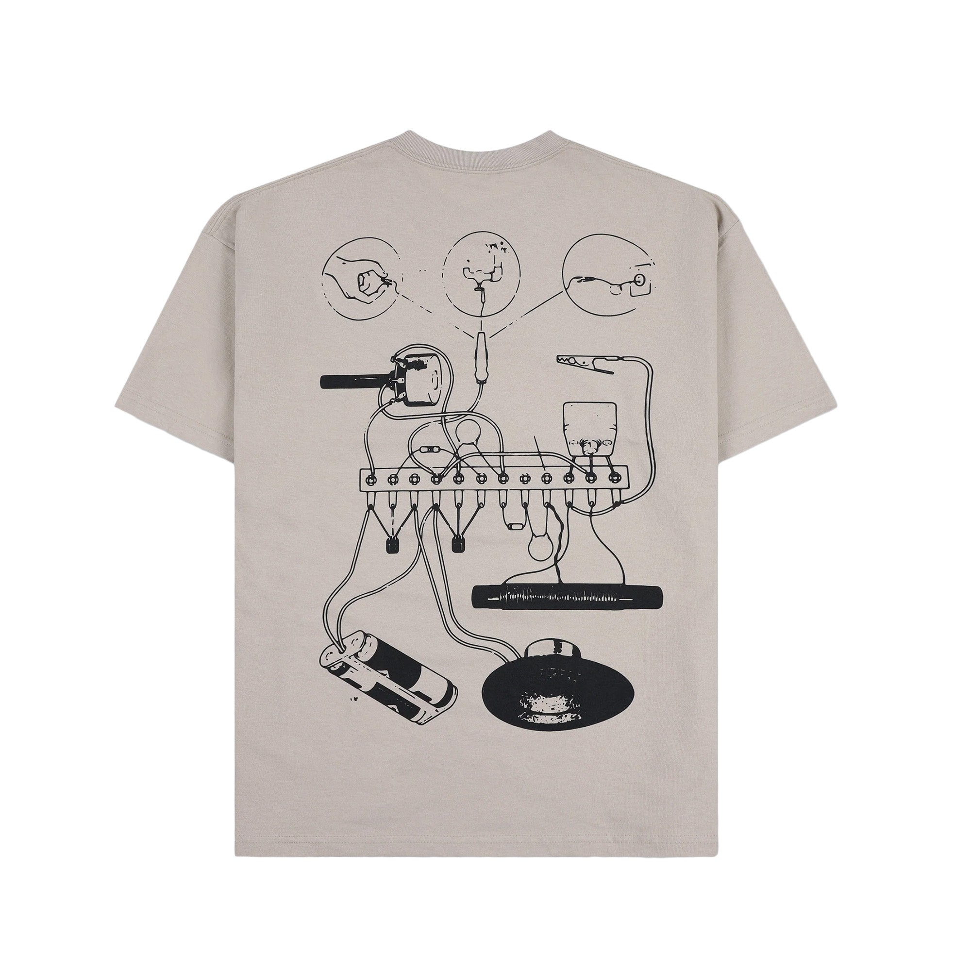 Pleasures Input T-Shirt  'Tan'