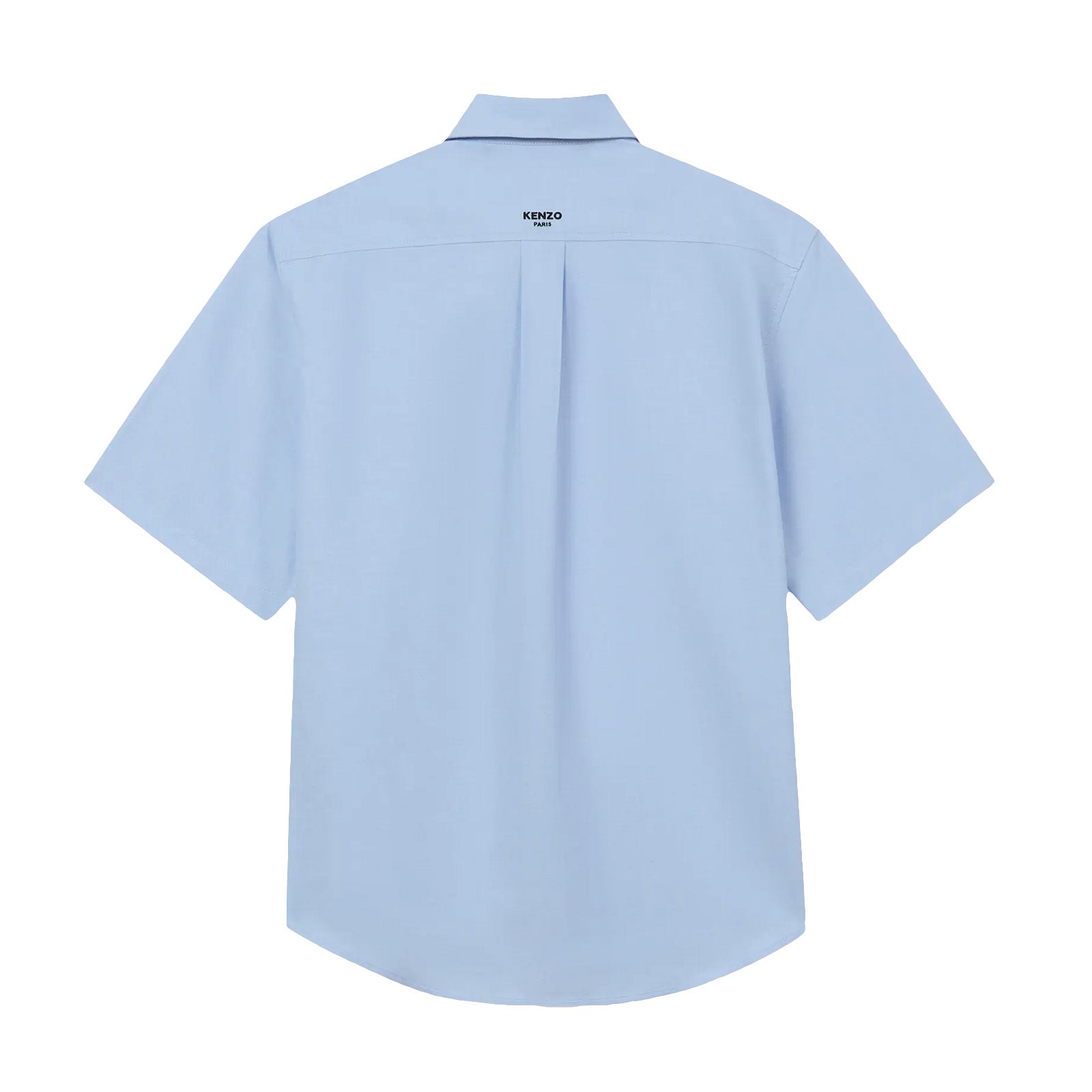 Kenzo Pop Crest Short Sleeve Shirt 'Oxford 'Blue'