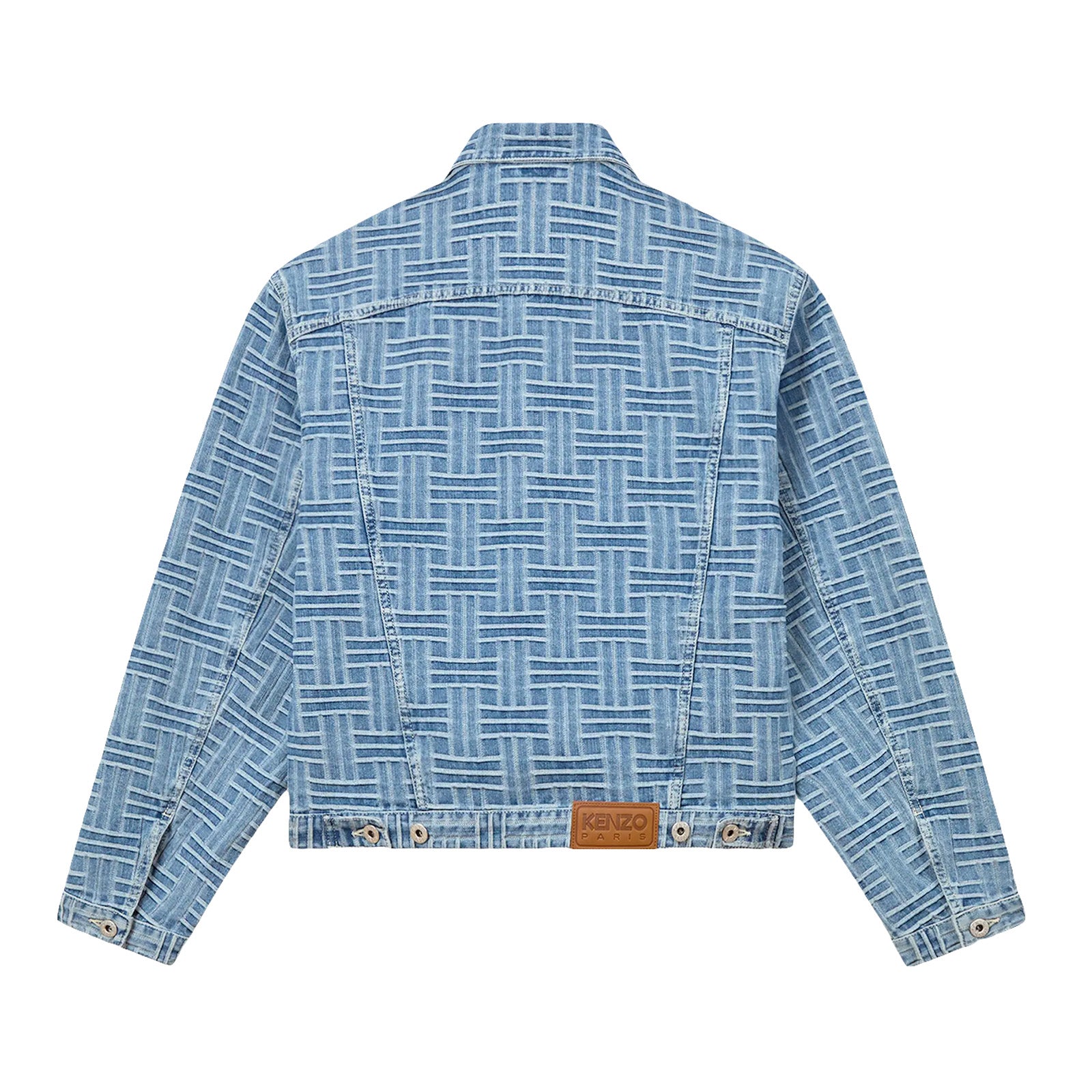 Kenzo Weave Trucker Jacket 'Denim'