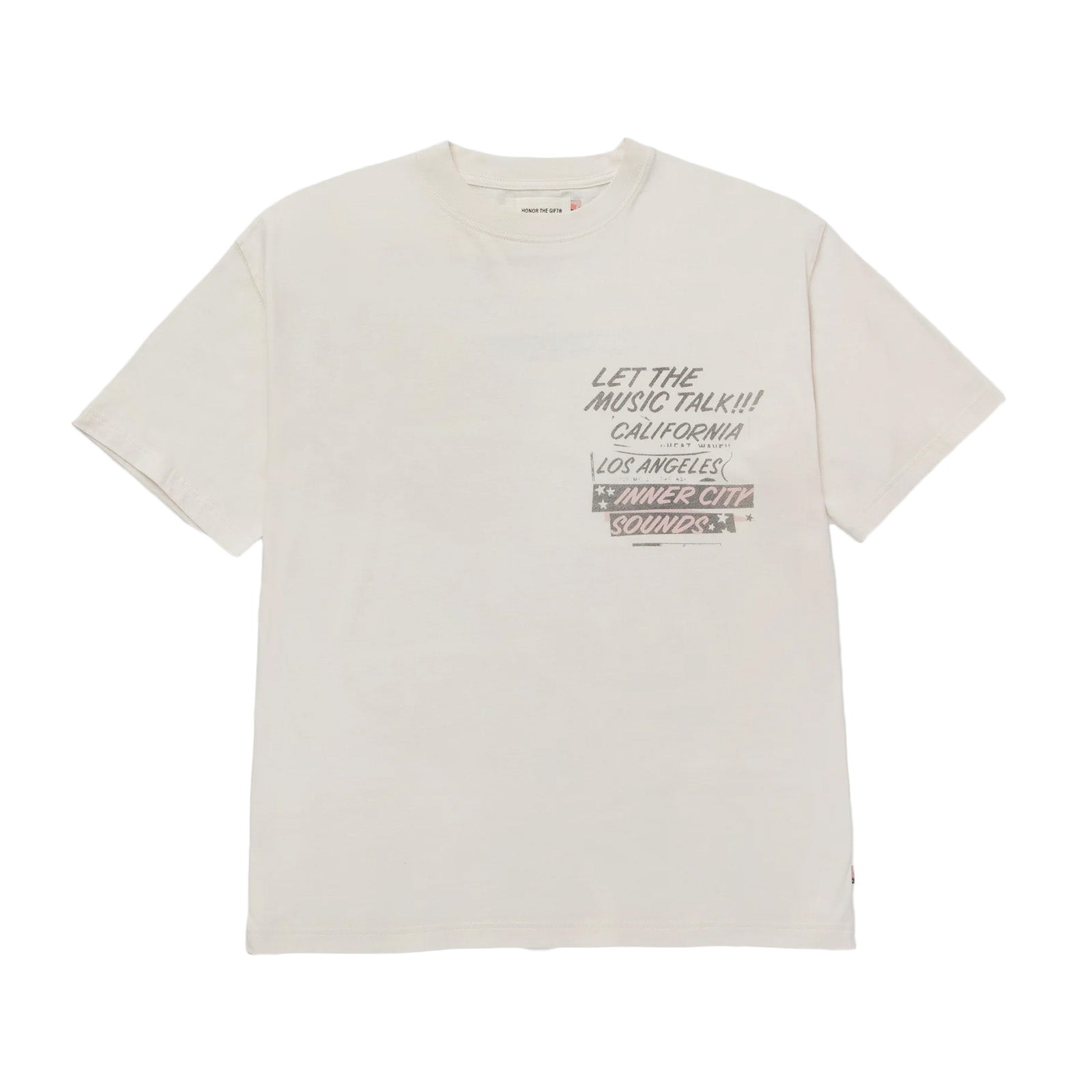 Honor The Gift Music Language T-Shirt 'Cream'