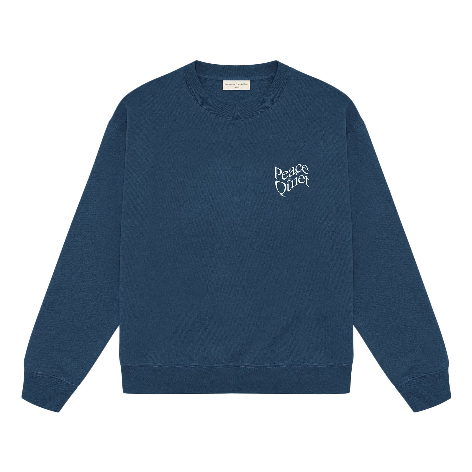 Museum Of Peace And Quiet Warped Crewneck 'Navy'