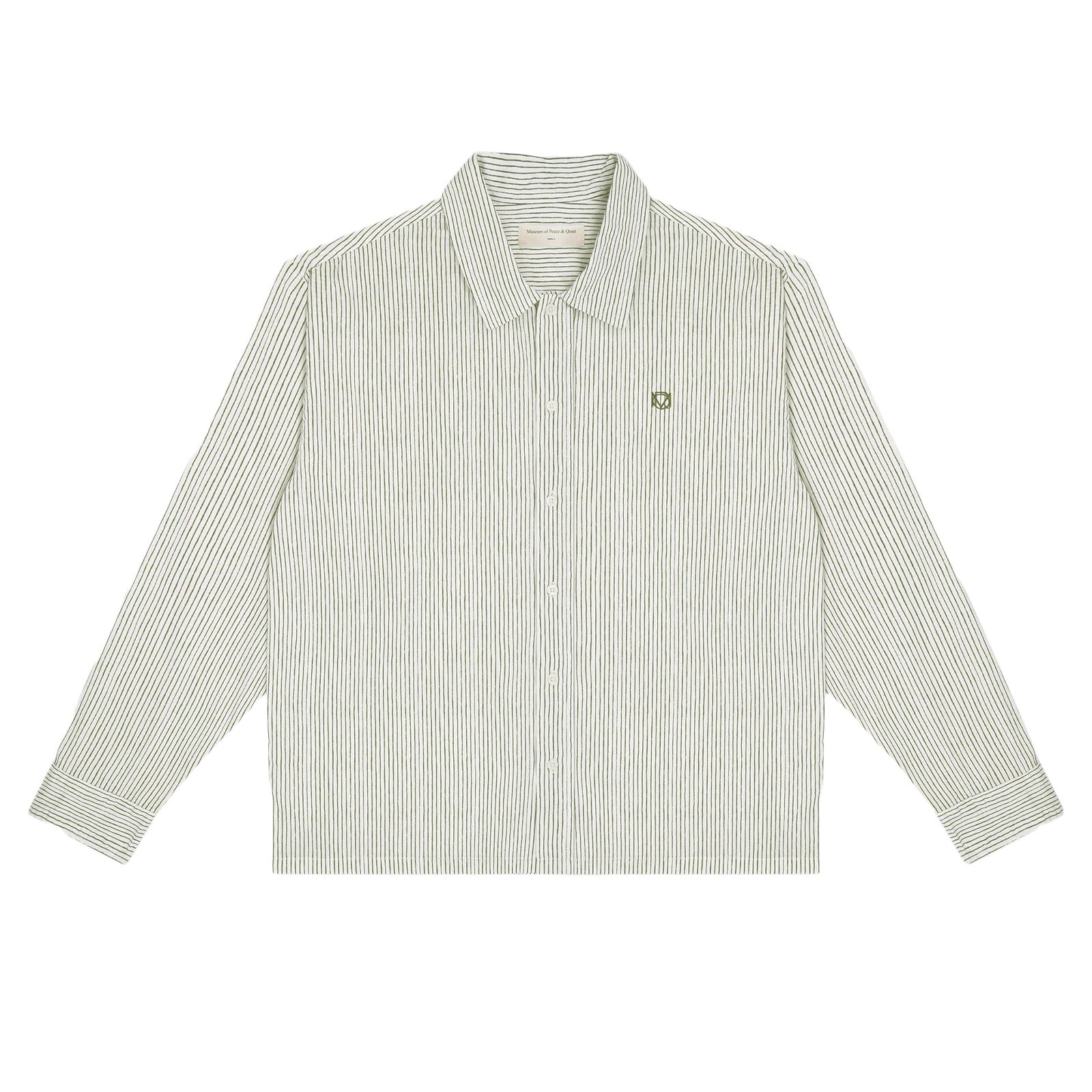 Museum Of Peace And Quiet Vacation LS Button Up 'Olive'