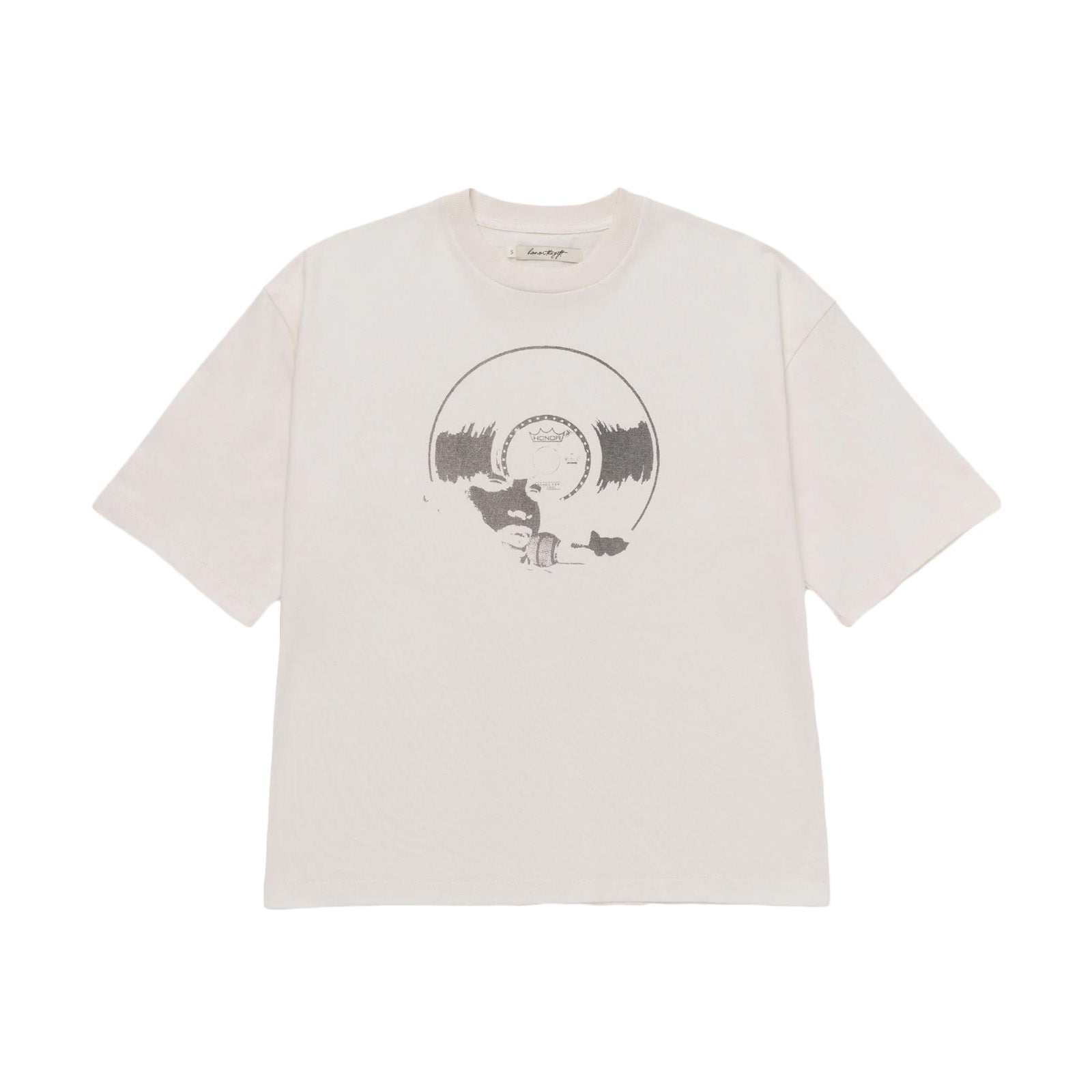 Womens Honor The Gift Vinyl Box Tee 'Cream'