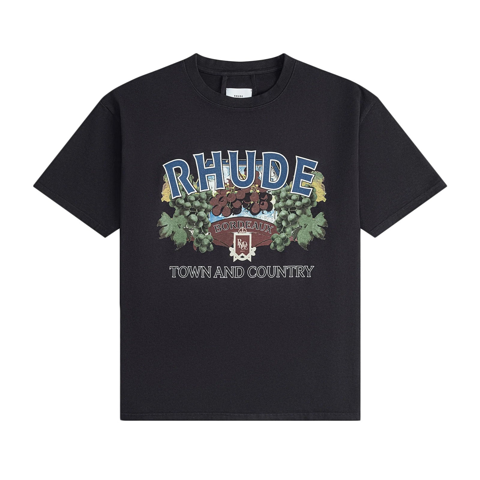 Rhude Town And Country T-Shirt 'Vintage Black'