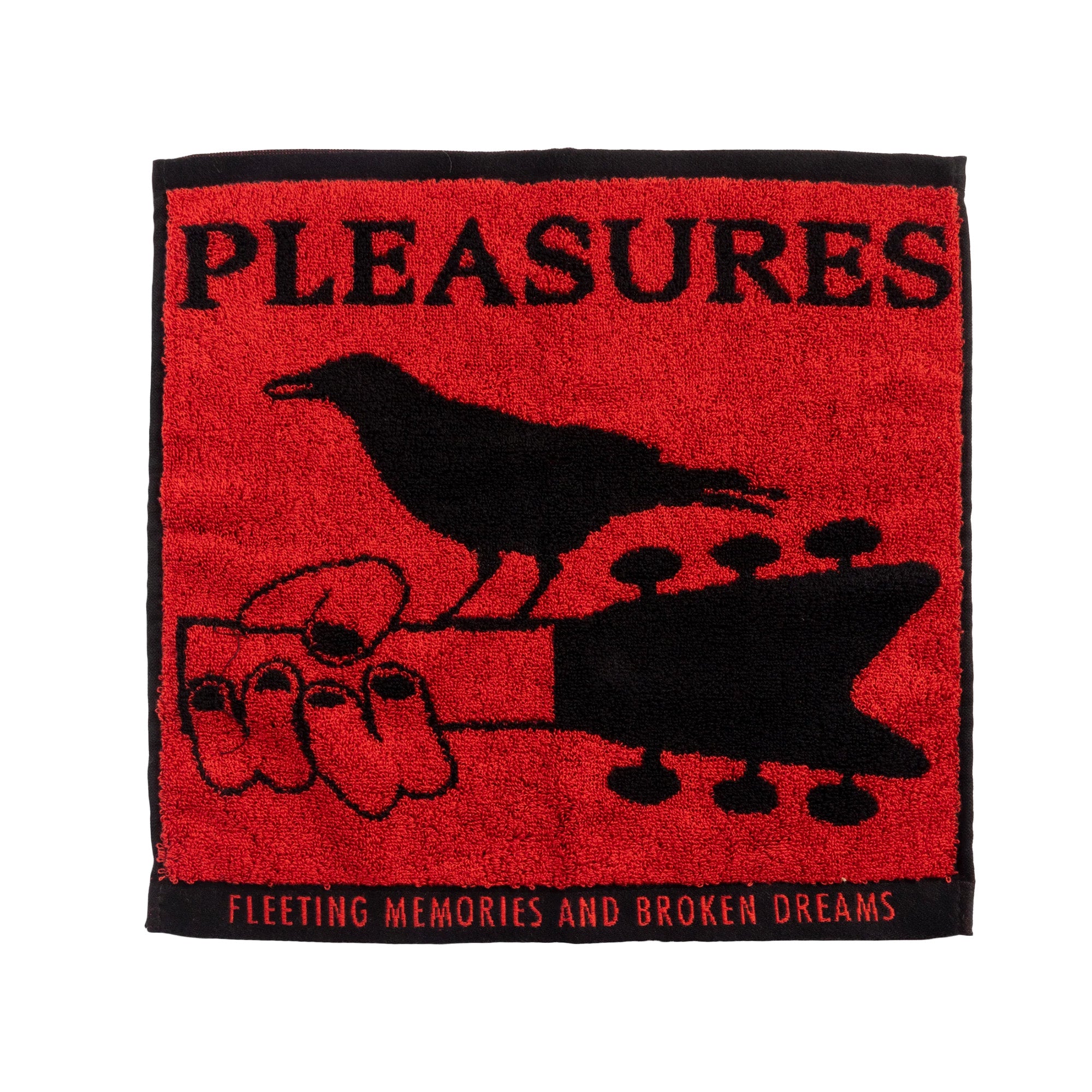 Pleasures Festival Face Towel 'Black'