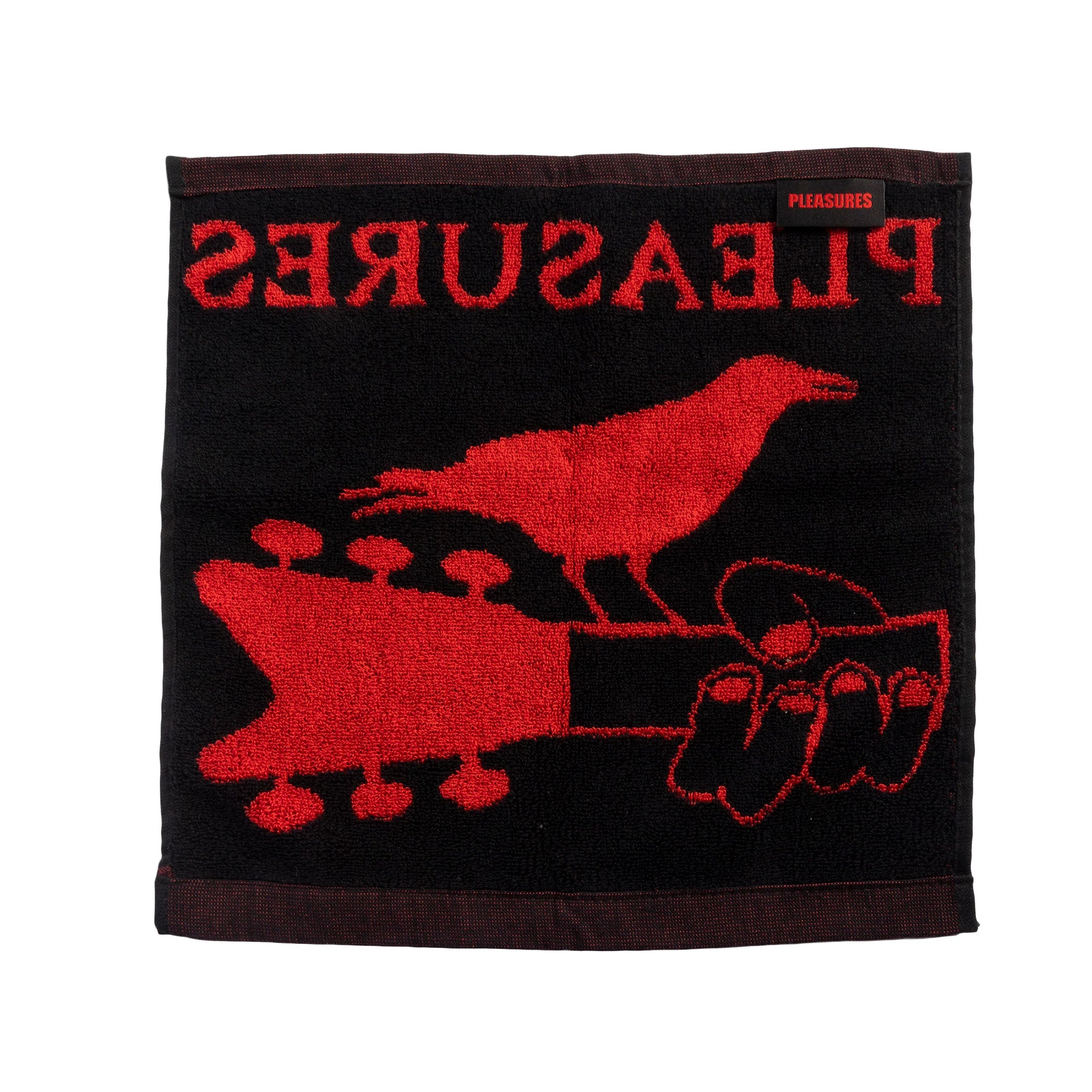 Pleasures Festival Face Towel 'Black'