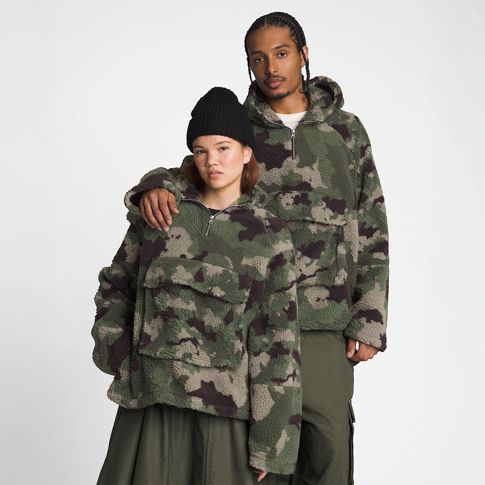 Vans LX Oversized Sherpa Hoodie Classic 'Camo'