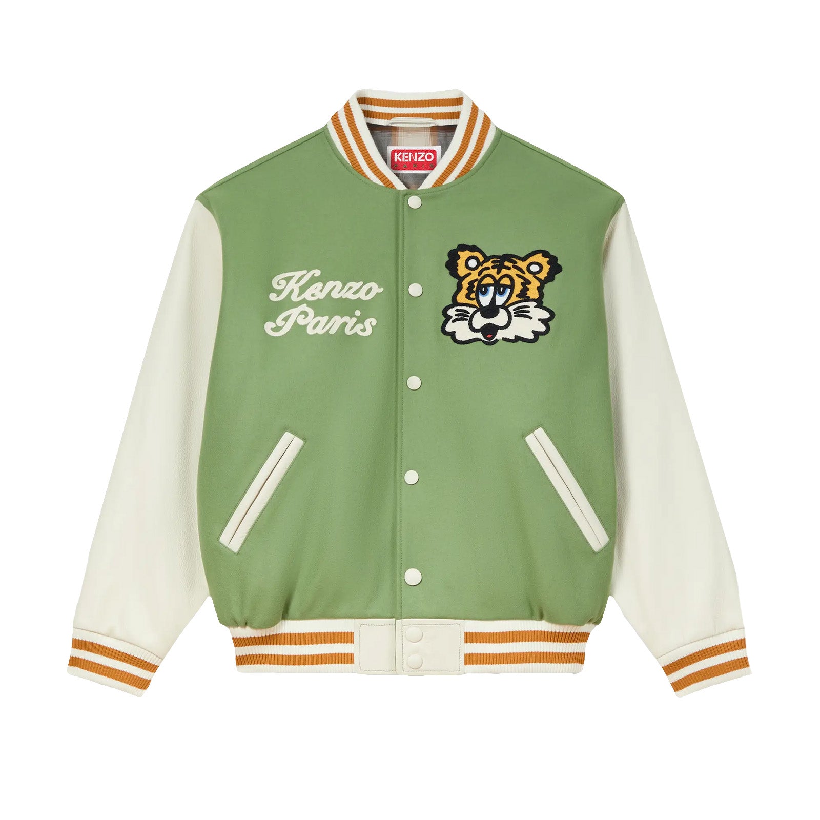 Kenzo Verdy Collection Varsity Jacket 'Pale Khaki'